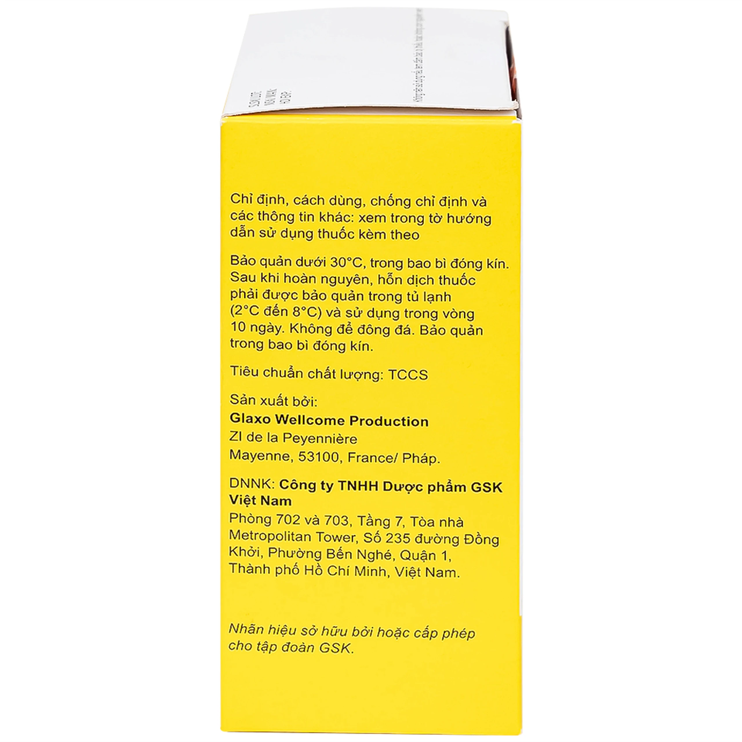 Bột pha hỗn dịch uống Augmentin ES GSK điều trị các nhiễm trùng do vi khuẩn gây ra ở trẻ (100ml)