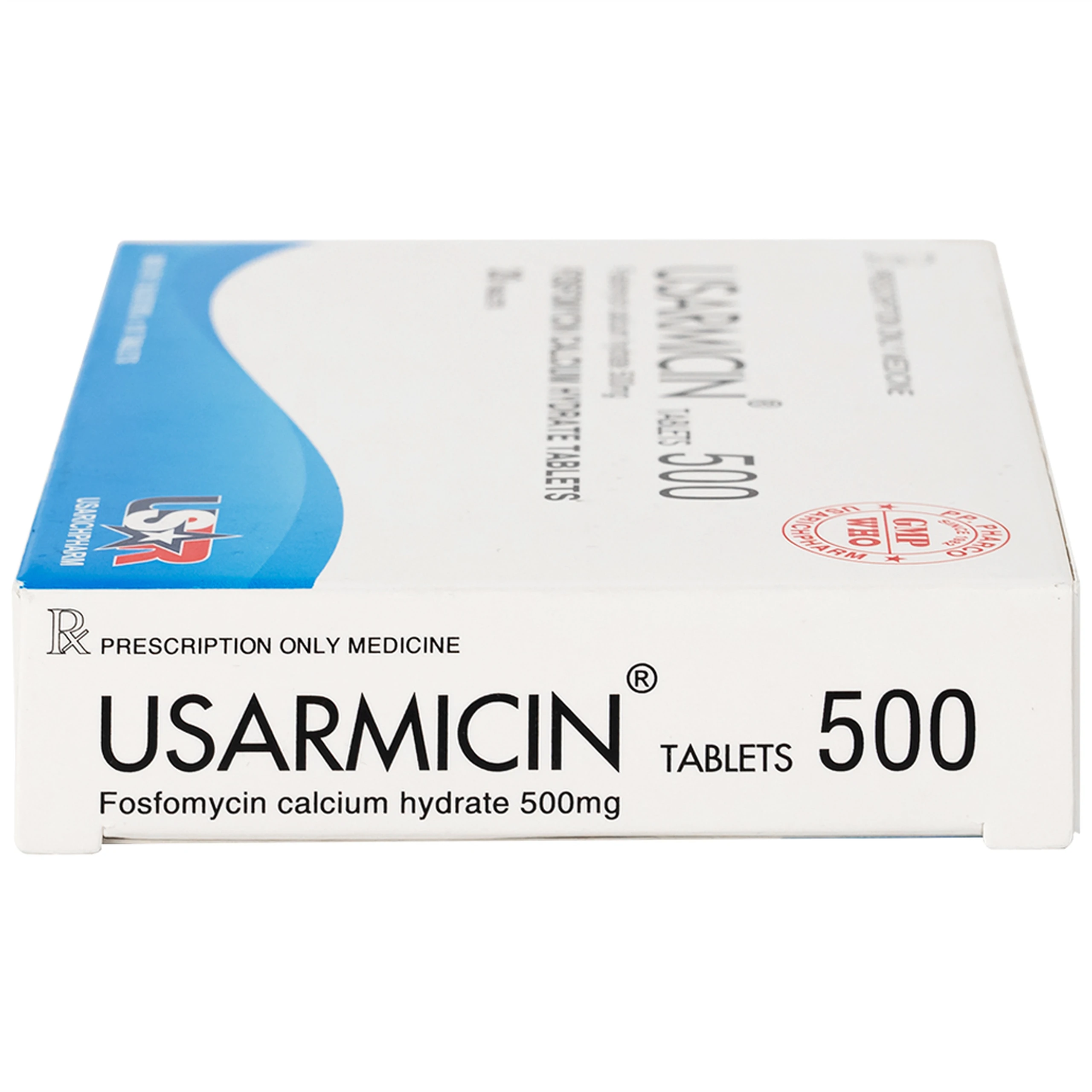 Thuốc Usarmicin Tablets 500 UsarichPharm điều trị nhiễm khuẩn đường tiết niệu (2 vỉ x 10 viên)