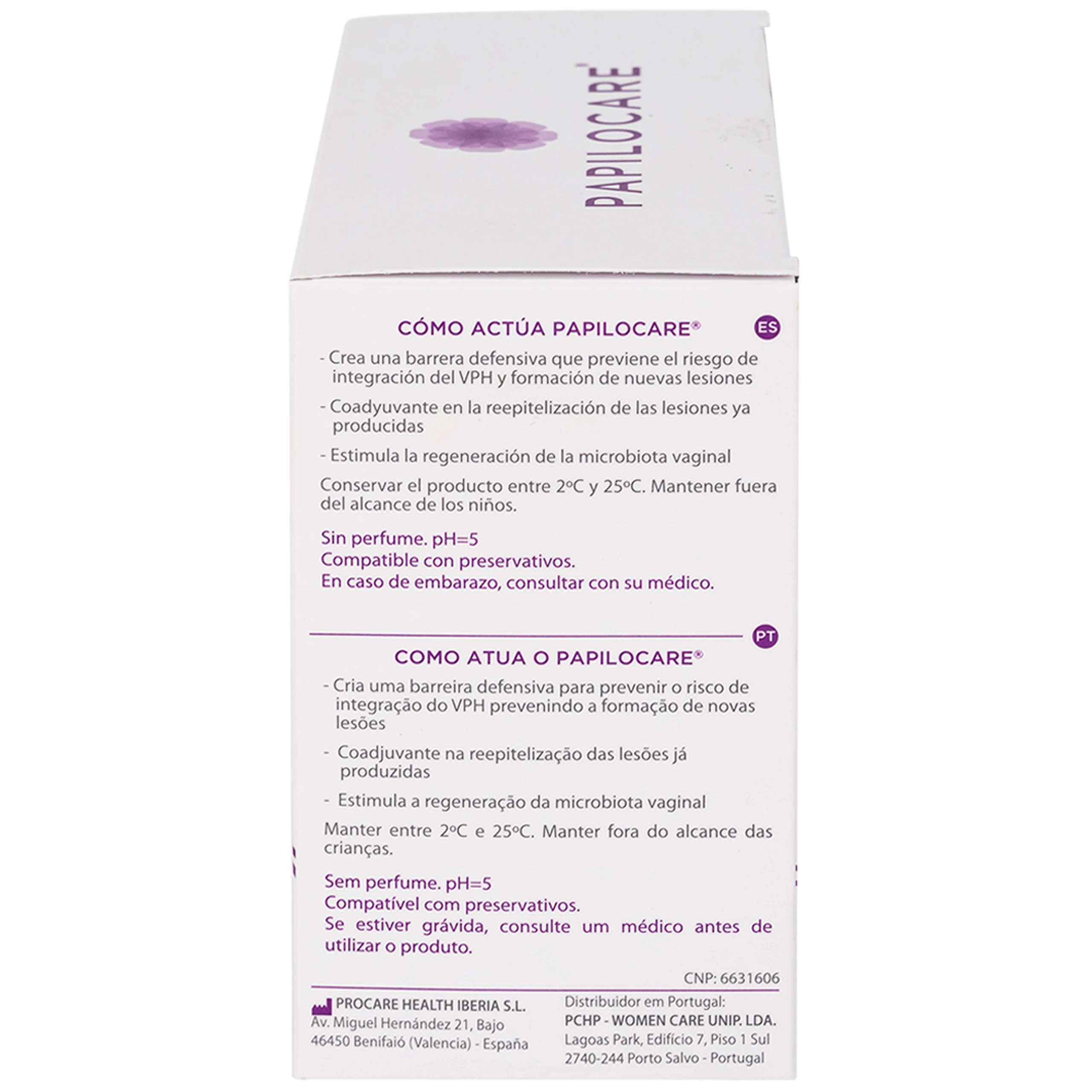 Gel phụ khoa Papilocare Procare Health (21 tuýp) phòng ngừa và điều trị tổn thương do HPV