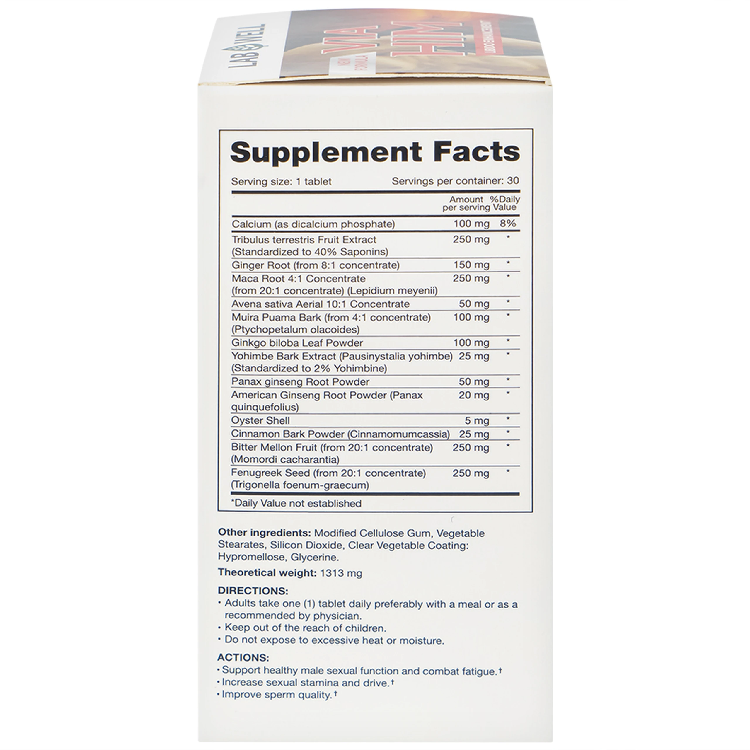 Viên uống giúp tăng cường sinh lực và khả năng sinh lý nam Via Him Lab Well (30 viên)