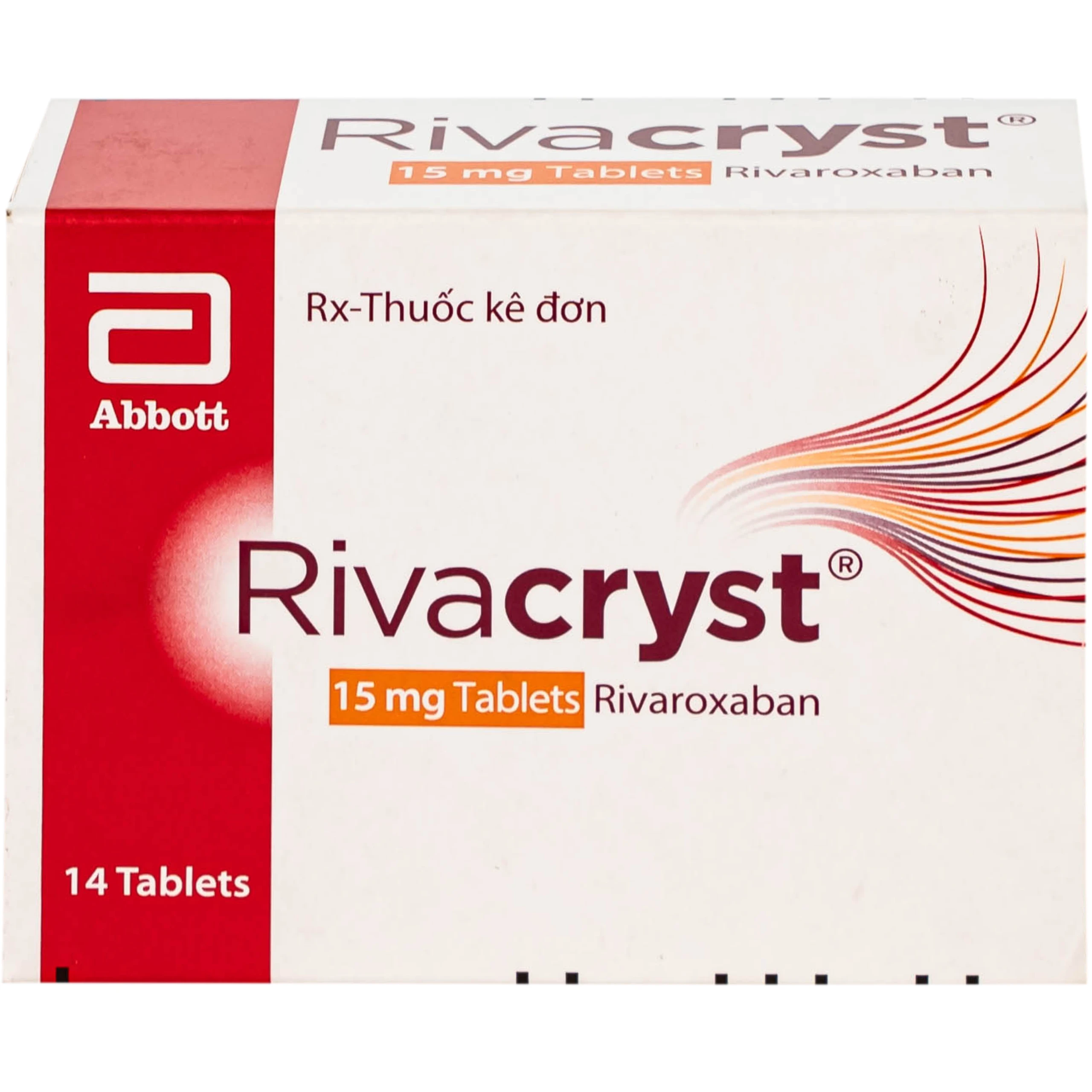 Thuốc Rivacryst 15Mg Dự Phòng Huyết Khối, Giảm Nguy Cơ Đột Quỵ  ( 1 Vỉ X 14 Viên)