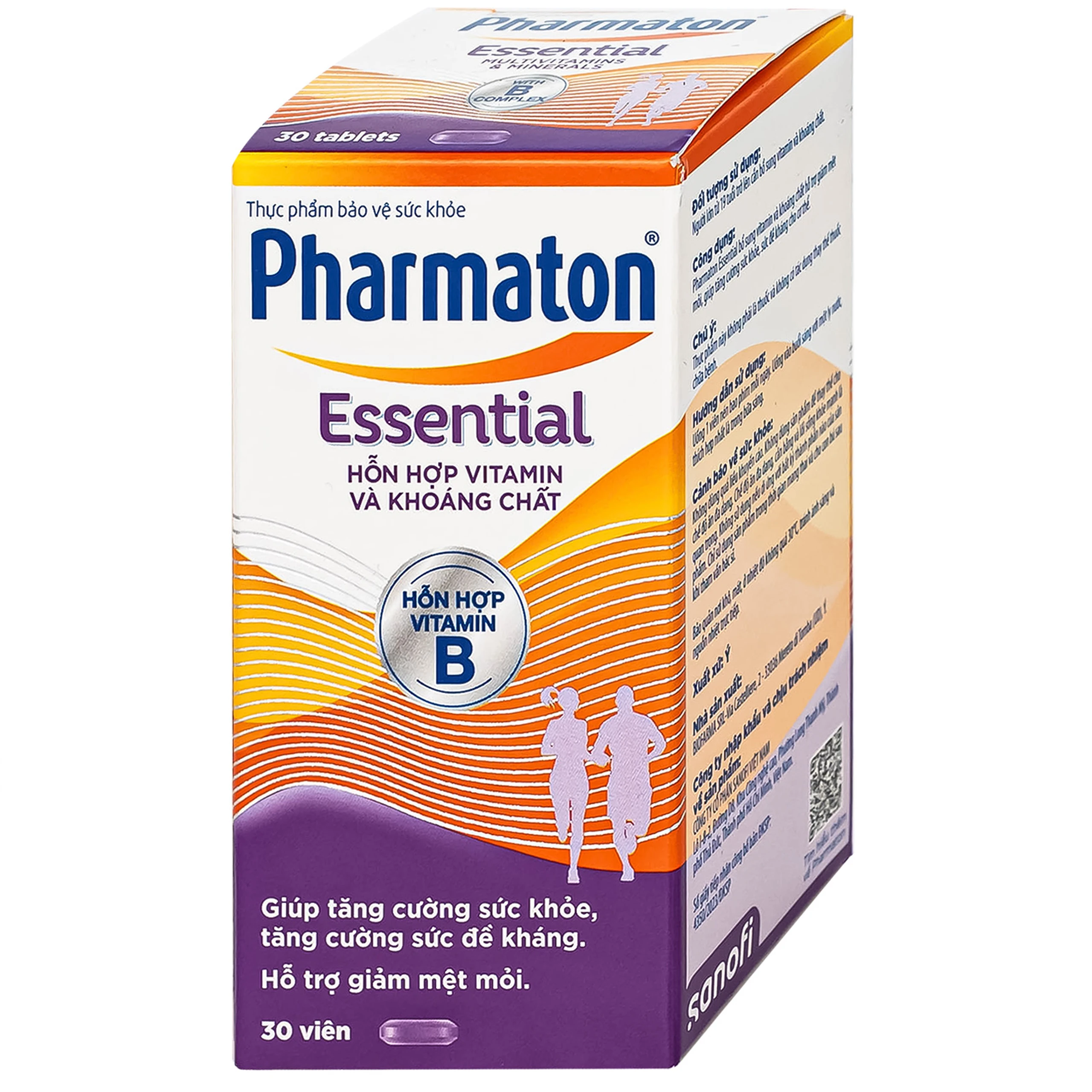 Viên uống Pharmaton Essential Multivitamins Minerals hỗn hợp Vitamin và khoáng chất, tăng cường sức khỏe (30 viên)  