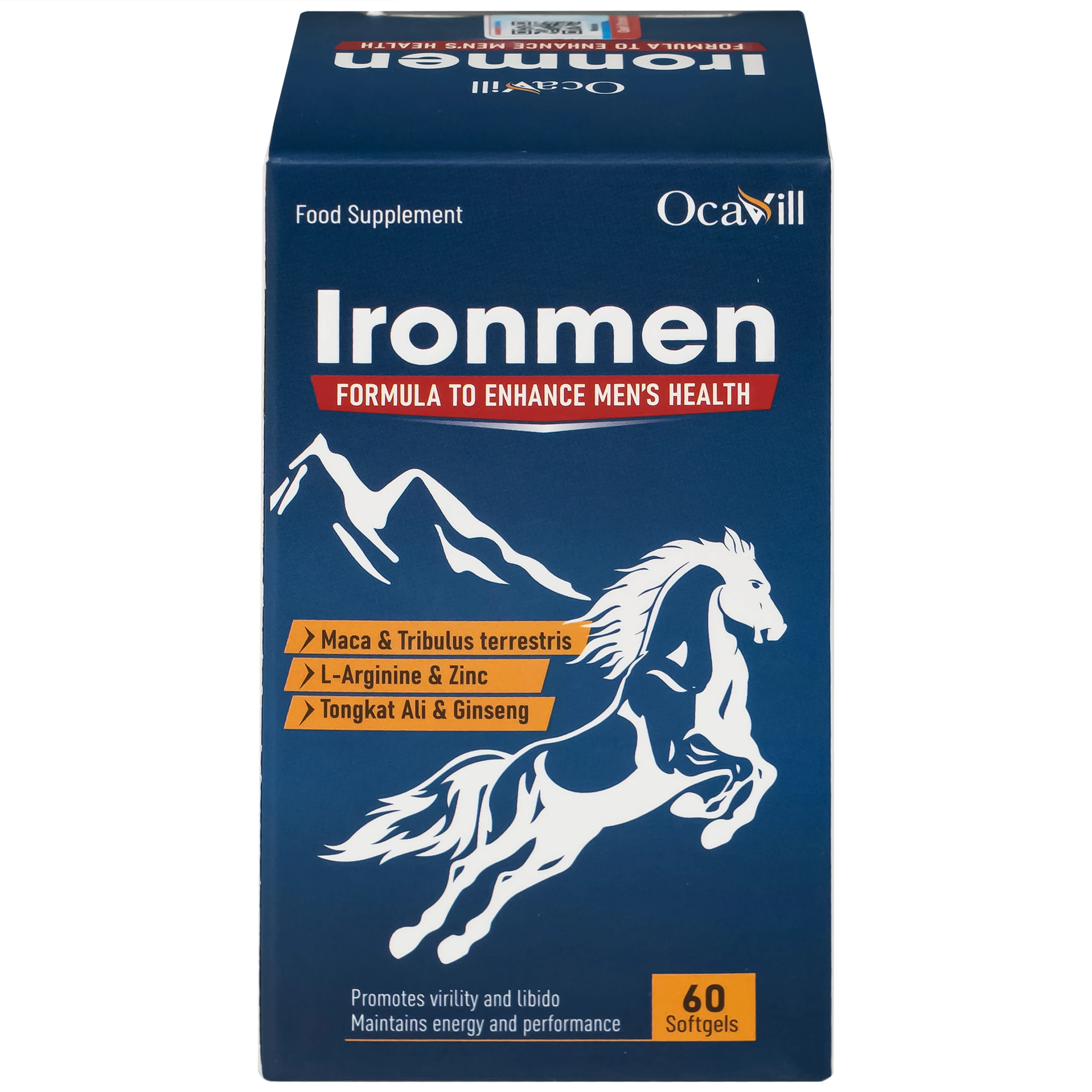 Viên uống hỗ trợ tăng cường sinh lý nam giới Ironmen Ocavill (60 viên)