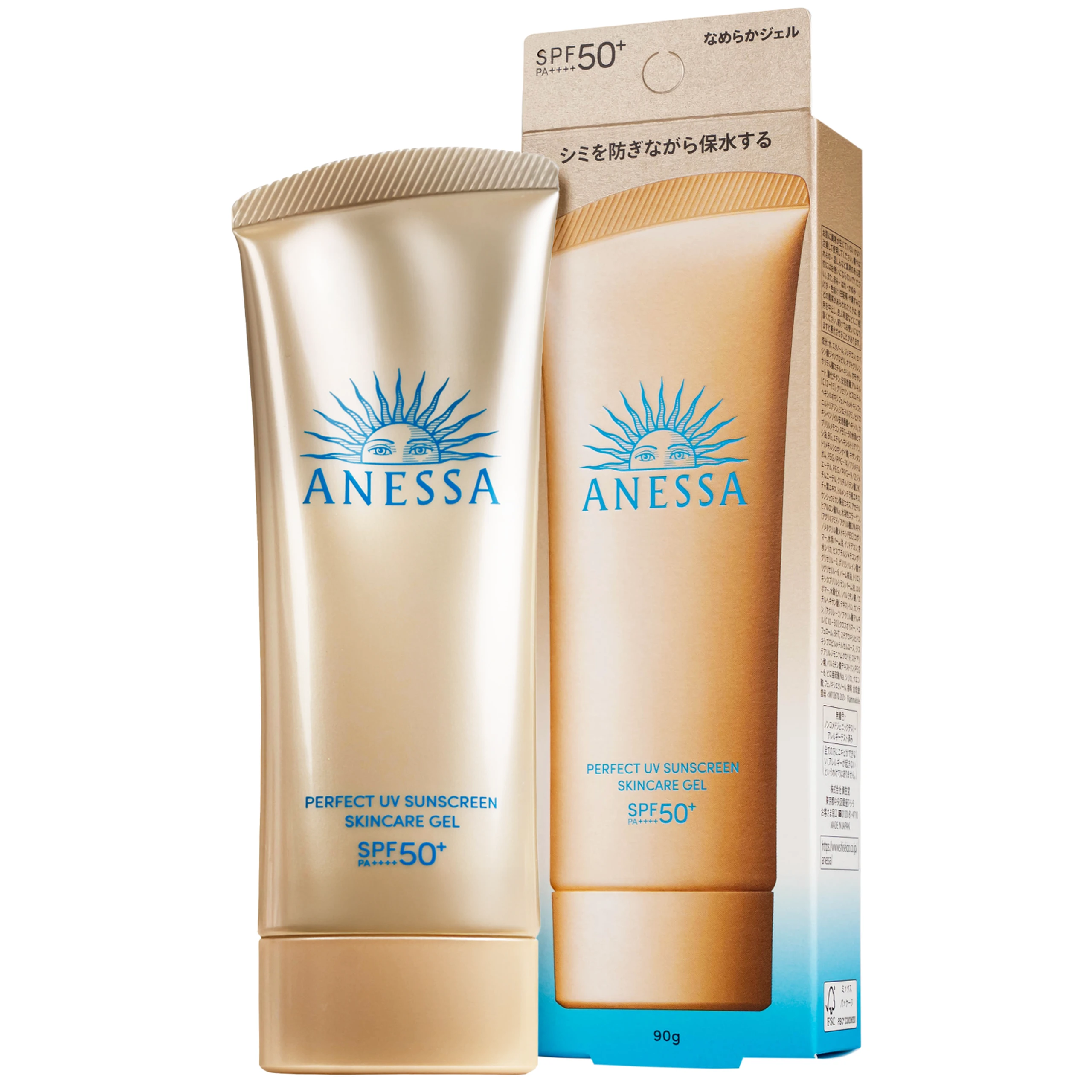 Gel chống nắng Anessa Perfect UV Sunscreen Skincare SPF50+ PA++++ (90g)