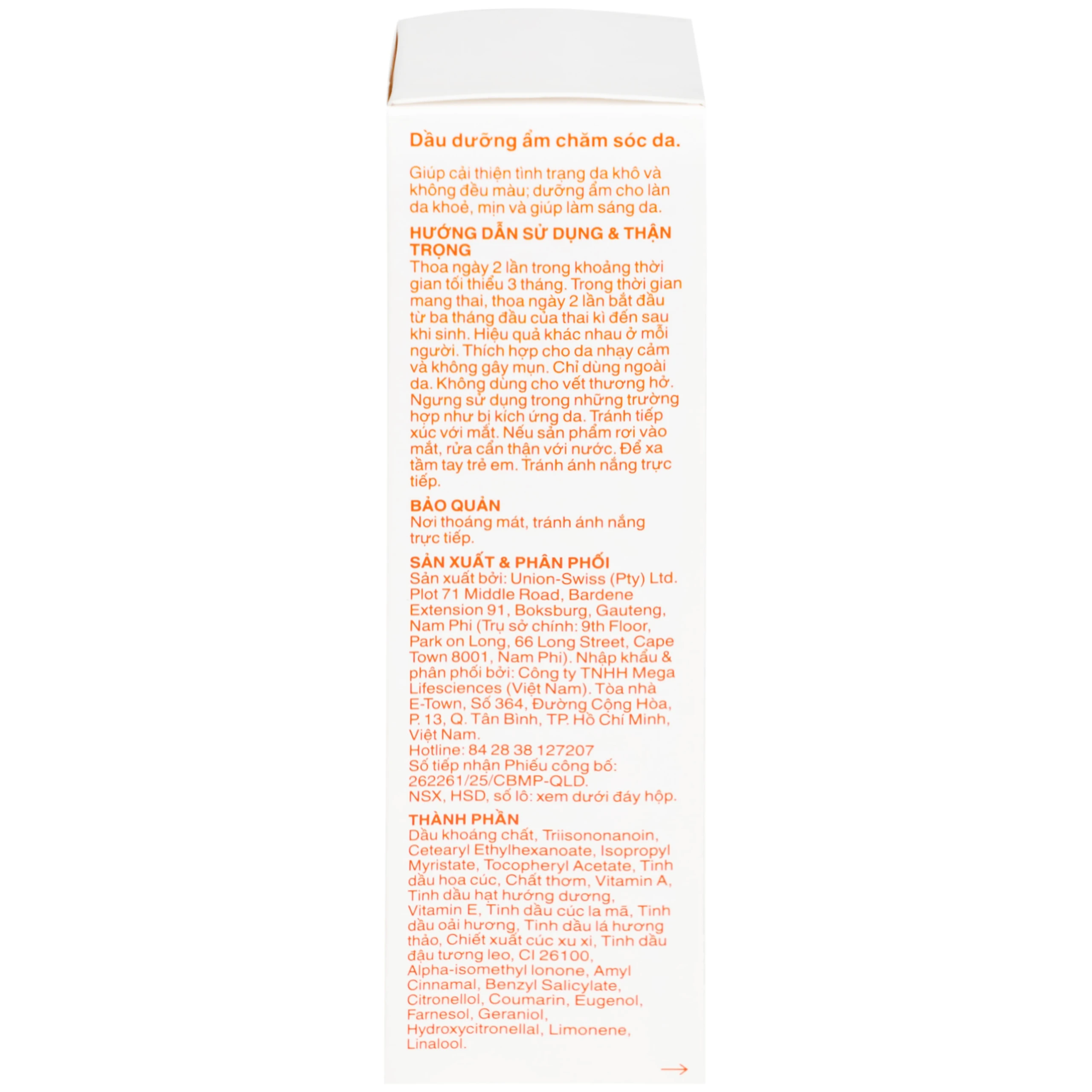 Dầu giảm rạn da Bio Oil Skincare Oil 125ml