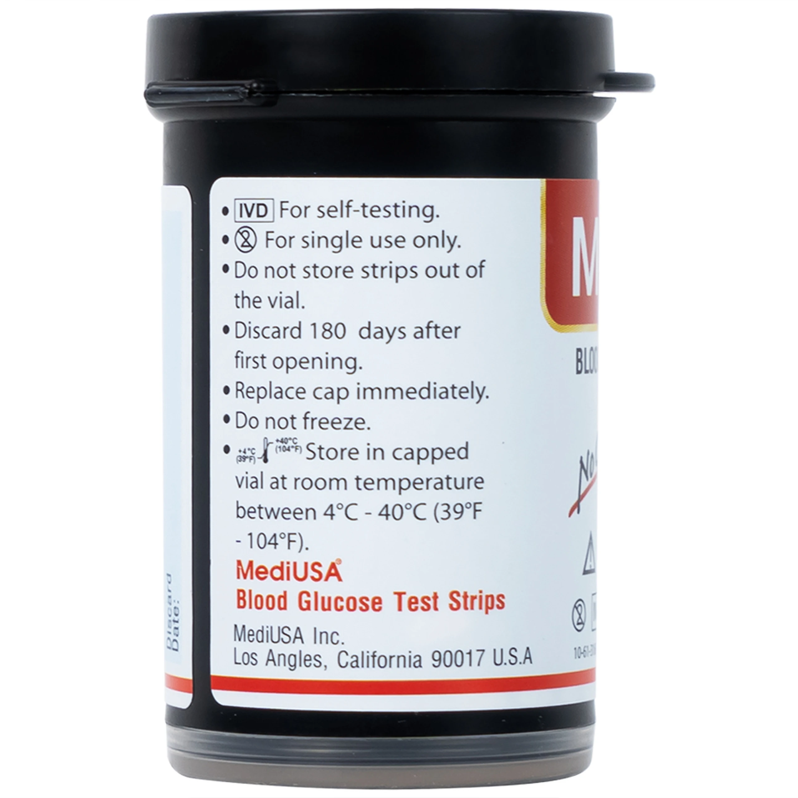 Que thử đường huyết MediUsa TS3300 (50 que)