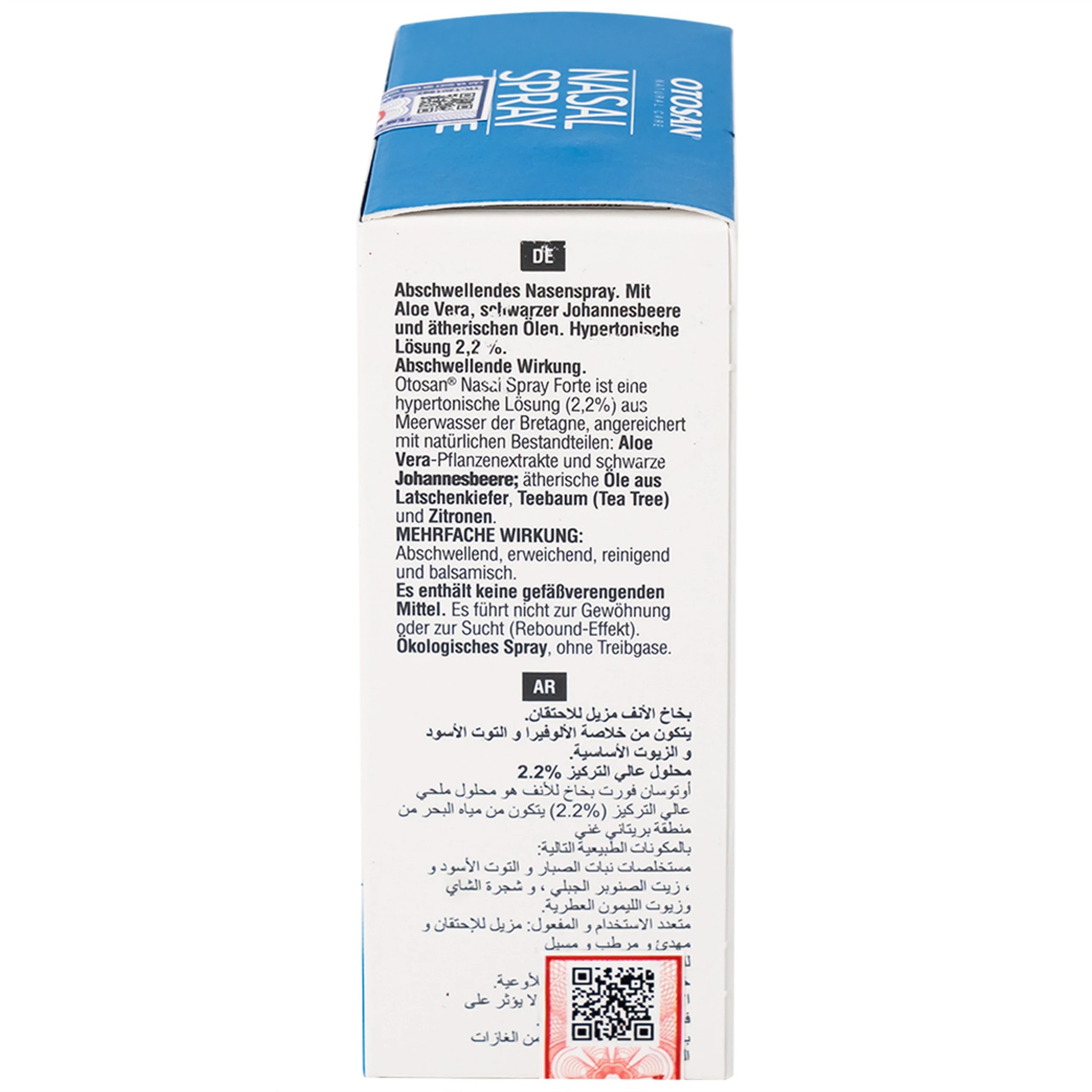 Xịt mũi người lớn Otosan Nasal Spray Forte 30ml hỗ trợ điều trị viêm mũi, viêm xoang