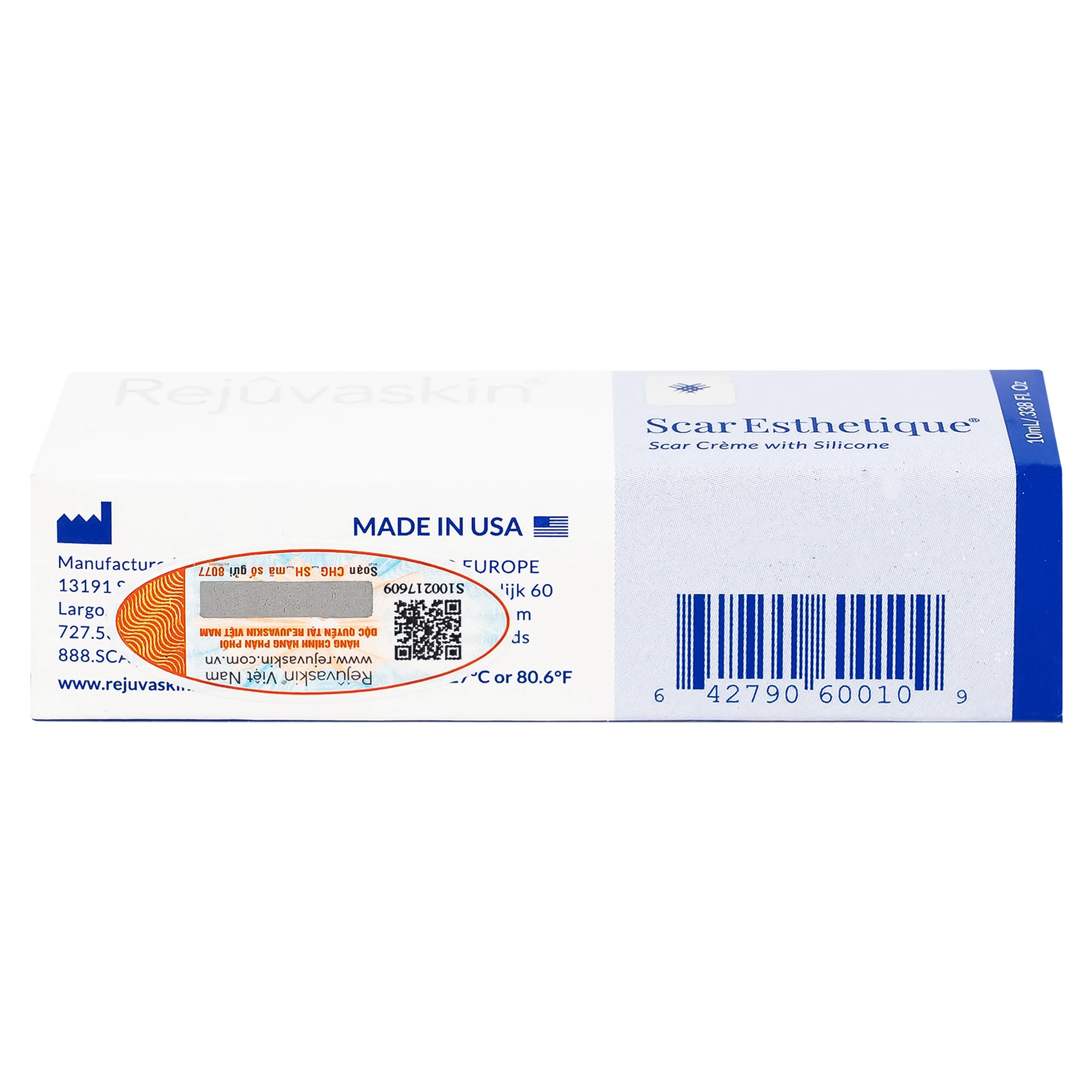 Kem bôi Rejuvaskin Scar Esthetique Silicone giúp cải thiện tình trạng sẹo (10ml)