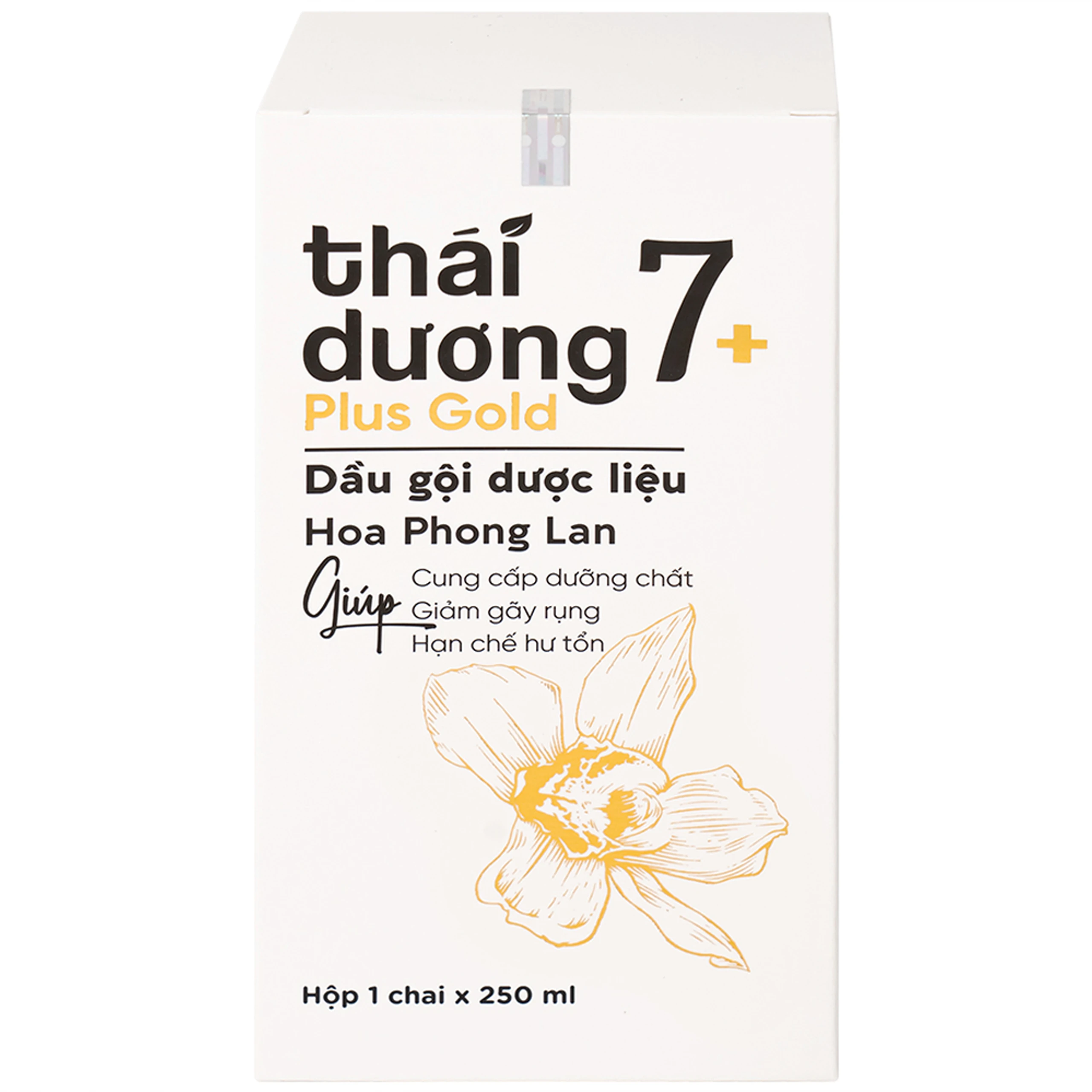 Dầu gội dược liệu Thái Dương 7 Plus Gold ngừa rụng tóc, giảm ngứa 250ml