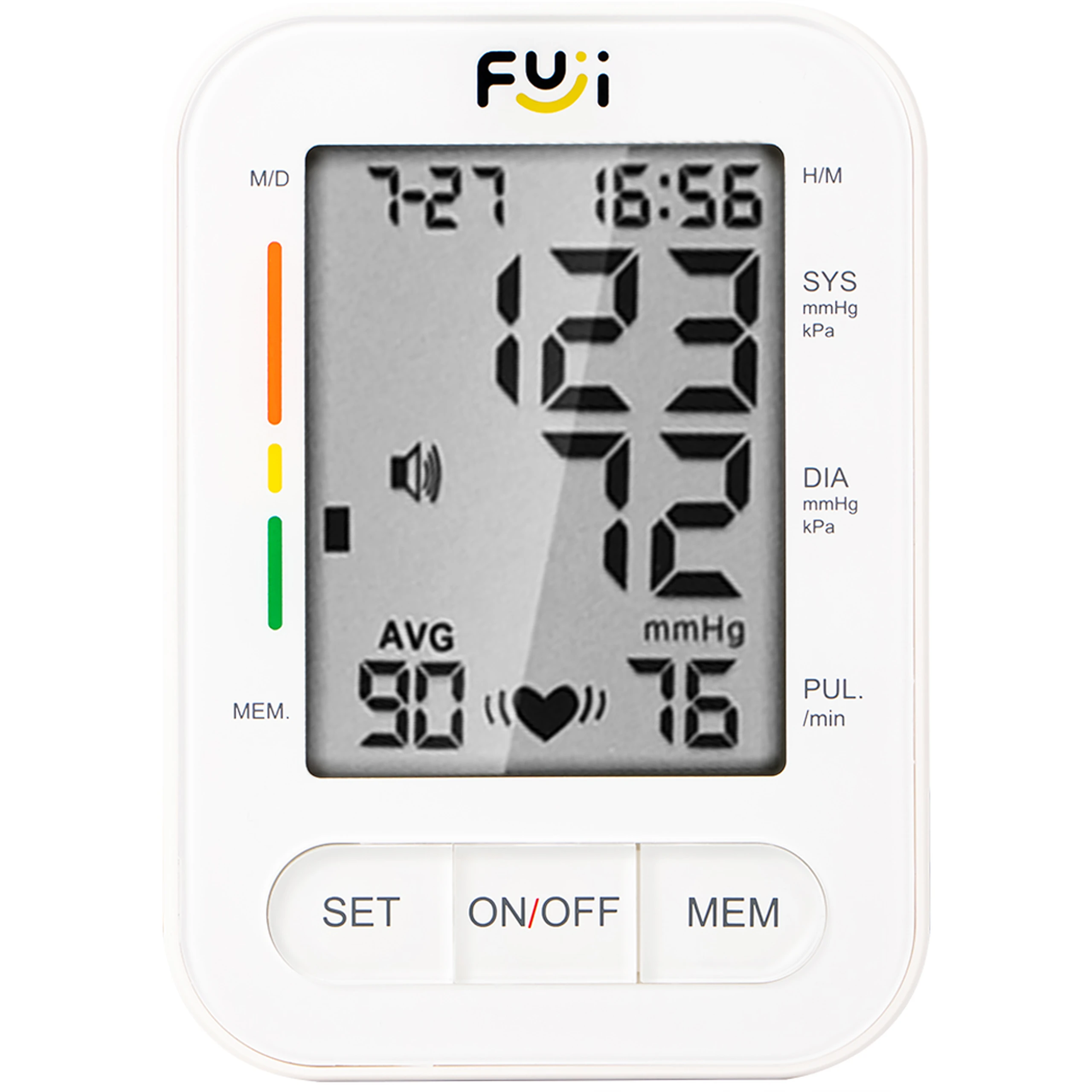 Máy đo huyết áp bắp tay Fuji PG-800B18 hỗ trợ đo huyết áp, nhịp tim