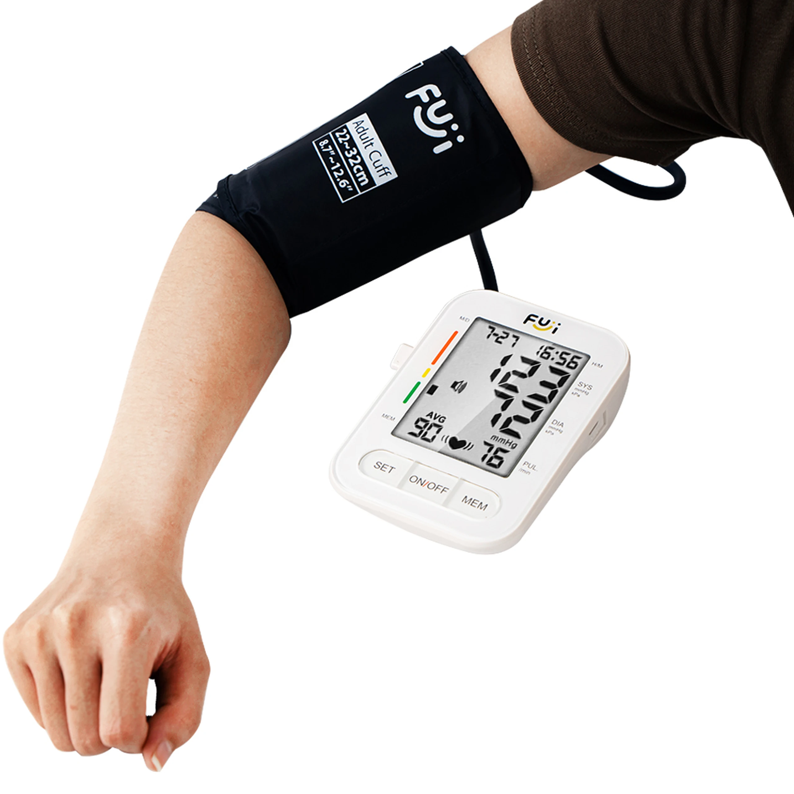 Máy đo huyết áp bắp tay Fuji PG-800B18 hỗ trợ đo huyết áp, nhịp tim