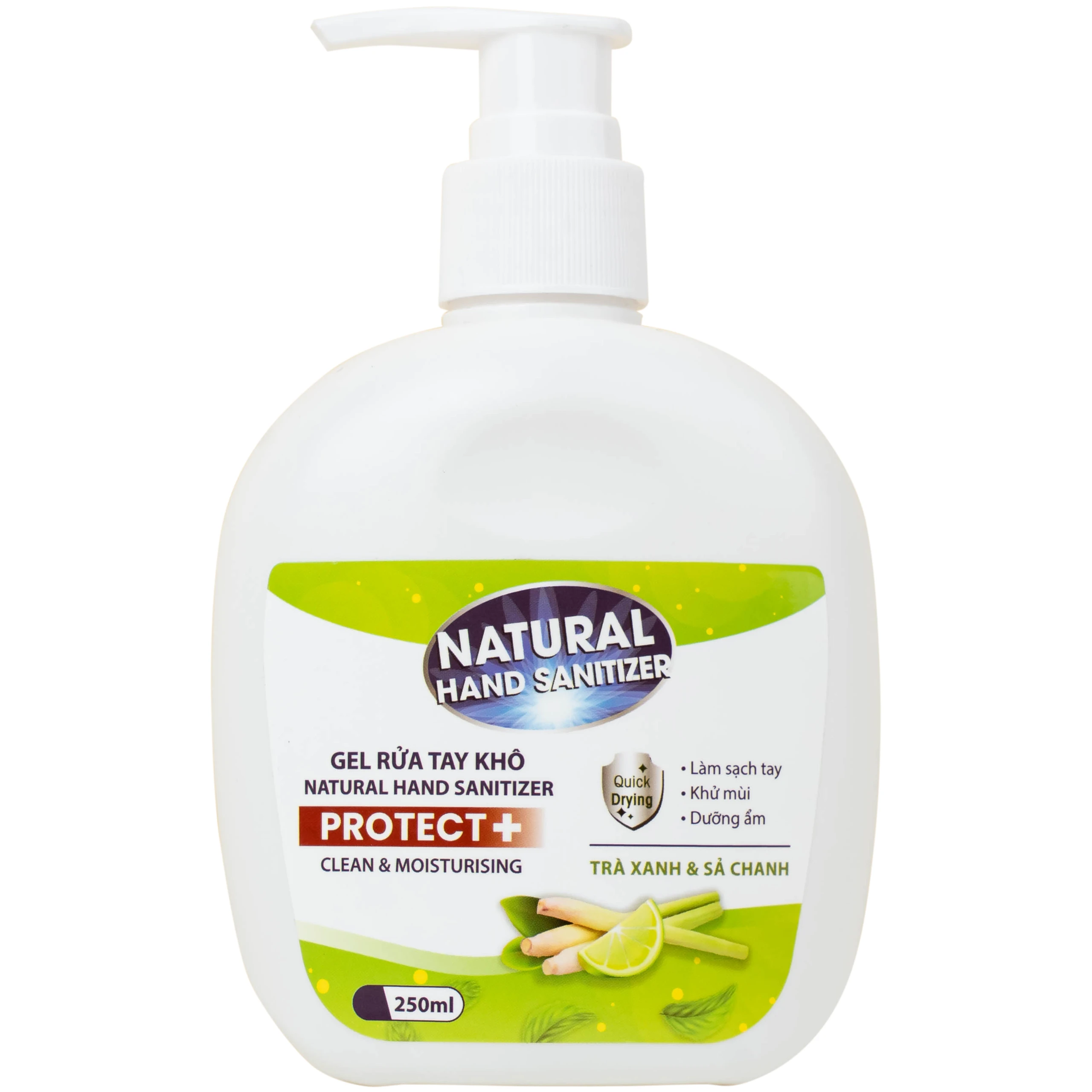 Gel rửa tay khô Natural Hand Sanitizer sát khuẩn, làm sạch tay (250ml)