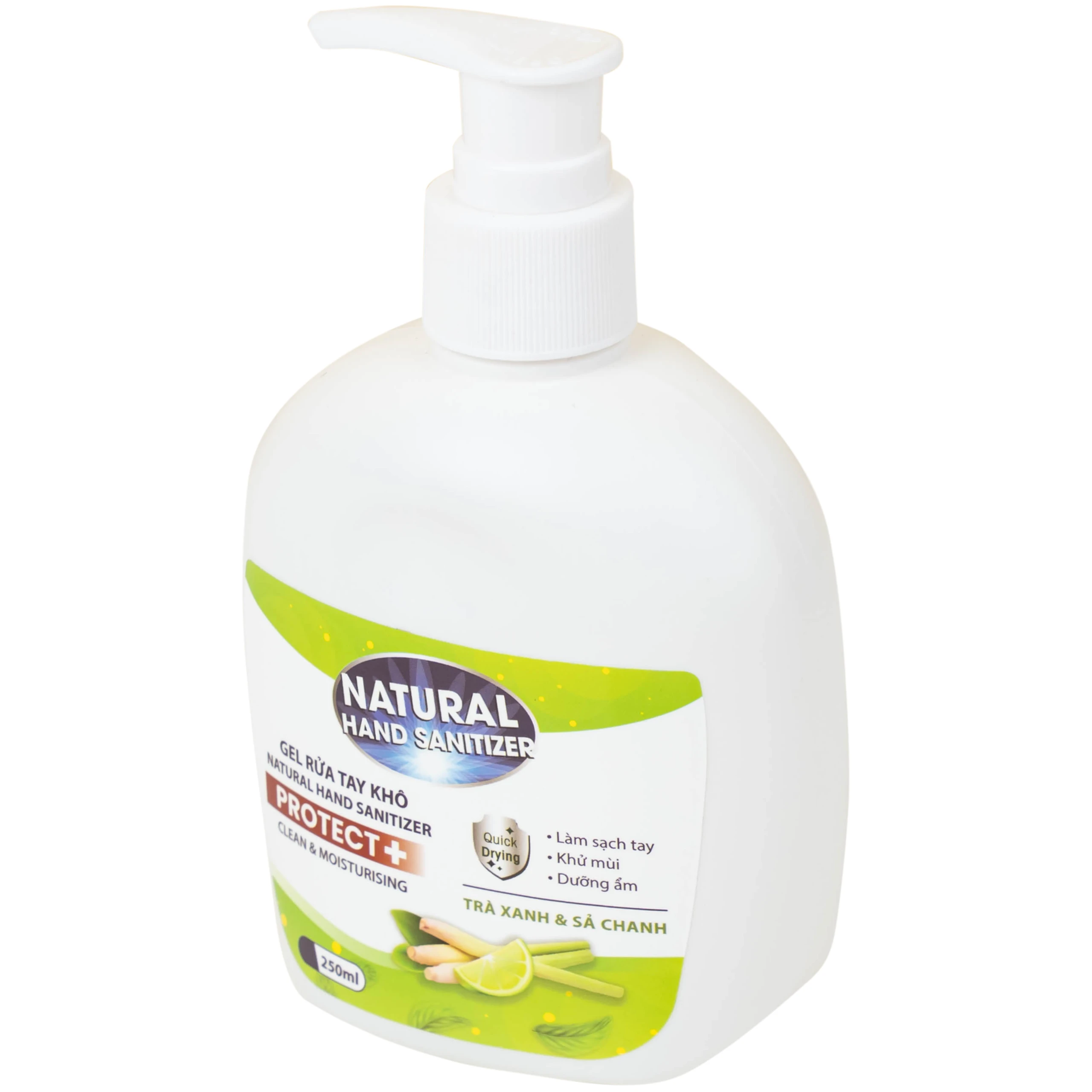 Gel rửa tay khô Natural Hand Sanitizer sát khuẩn, làm sạch tay (250ml)
