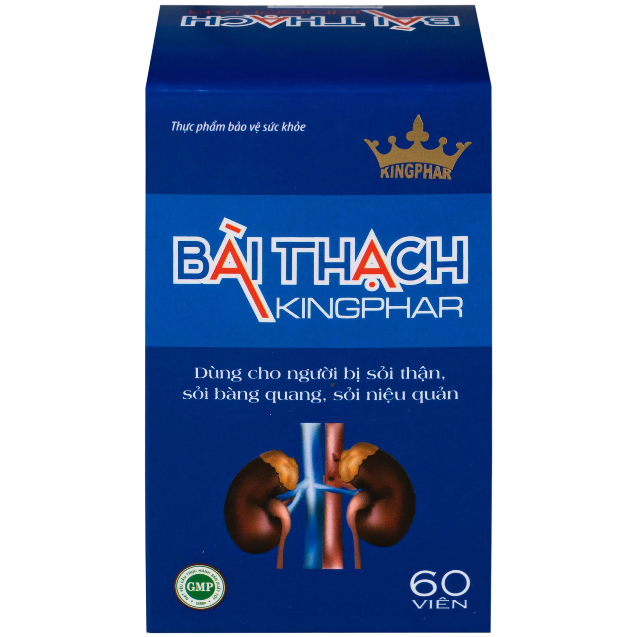 Viên uống giúp lợi tiểu, hỗ trợ bài tiết cặn sỏi giảm sỏi tiết niệu Bài Thạch Kingphar (60 viên)
