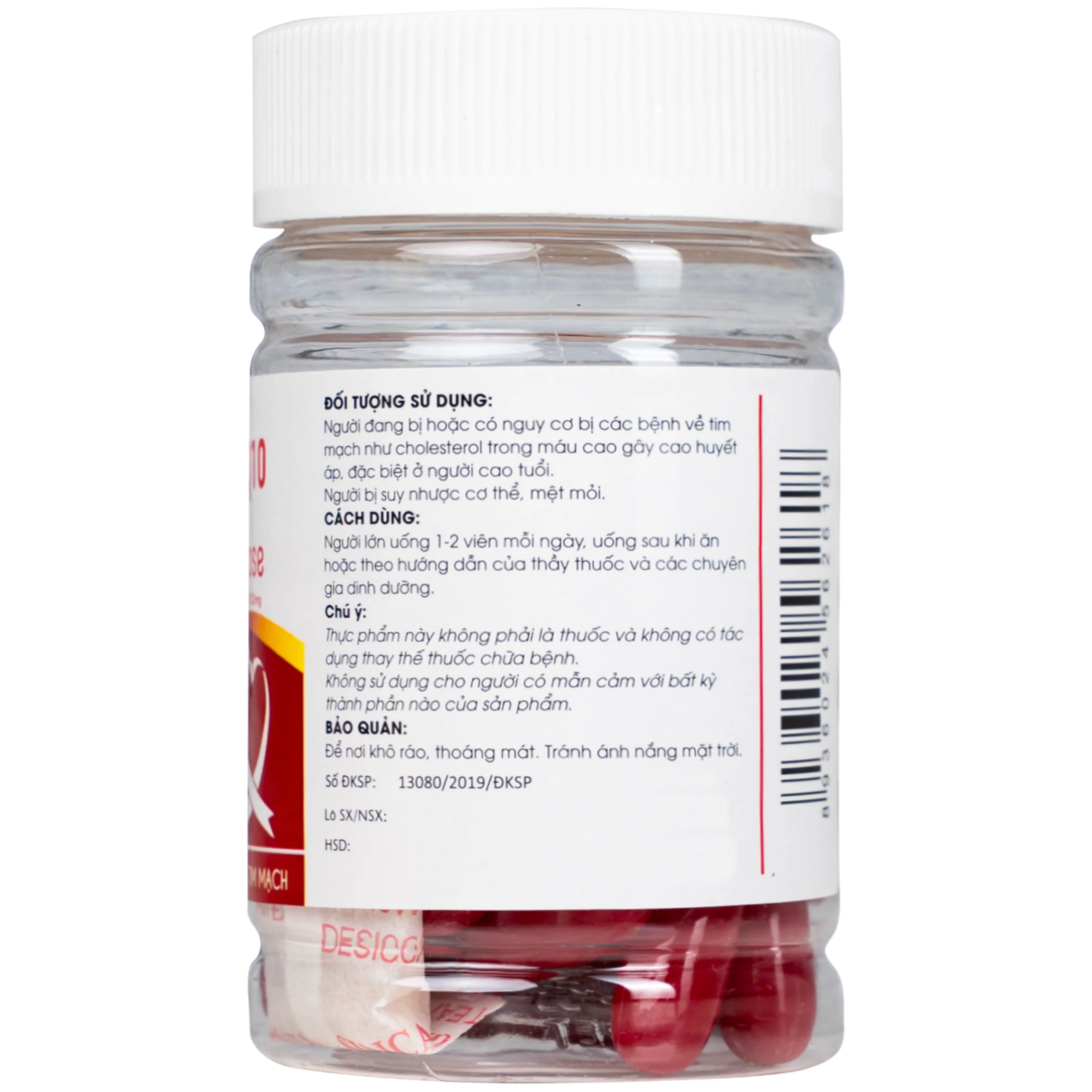 Viên uống hỗ trợ tốt cho tim mạch, giảm cholesterol máu Co Enzyme Q10 & Evening primrose (30 viên)