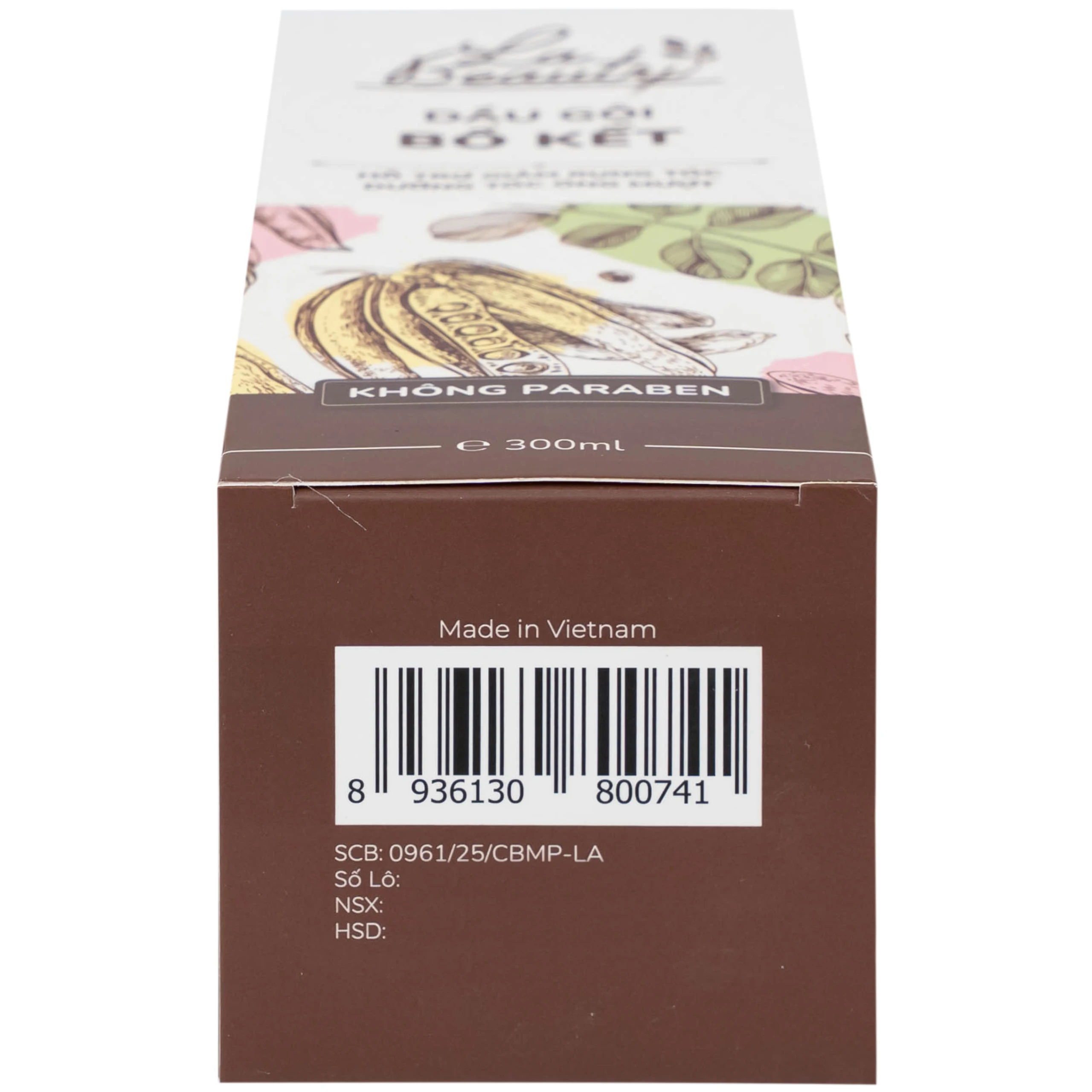 Dầu gội Bồ Kết cô đặc La Beauty giảm gãy rụng, dưỡng tóc óng mượt (300ml)