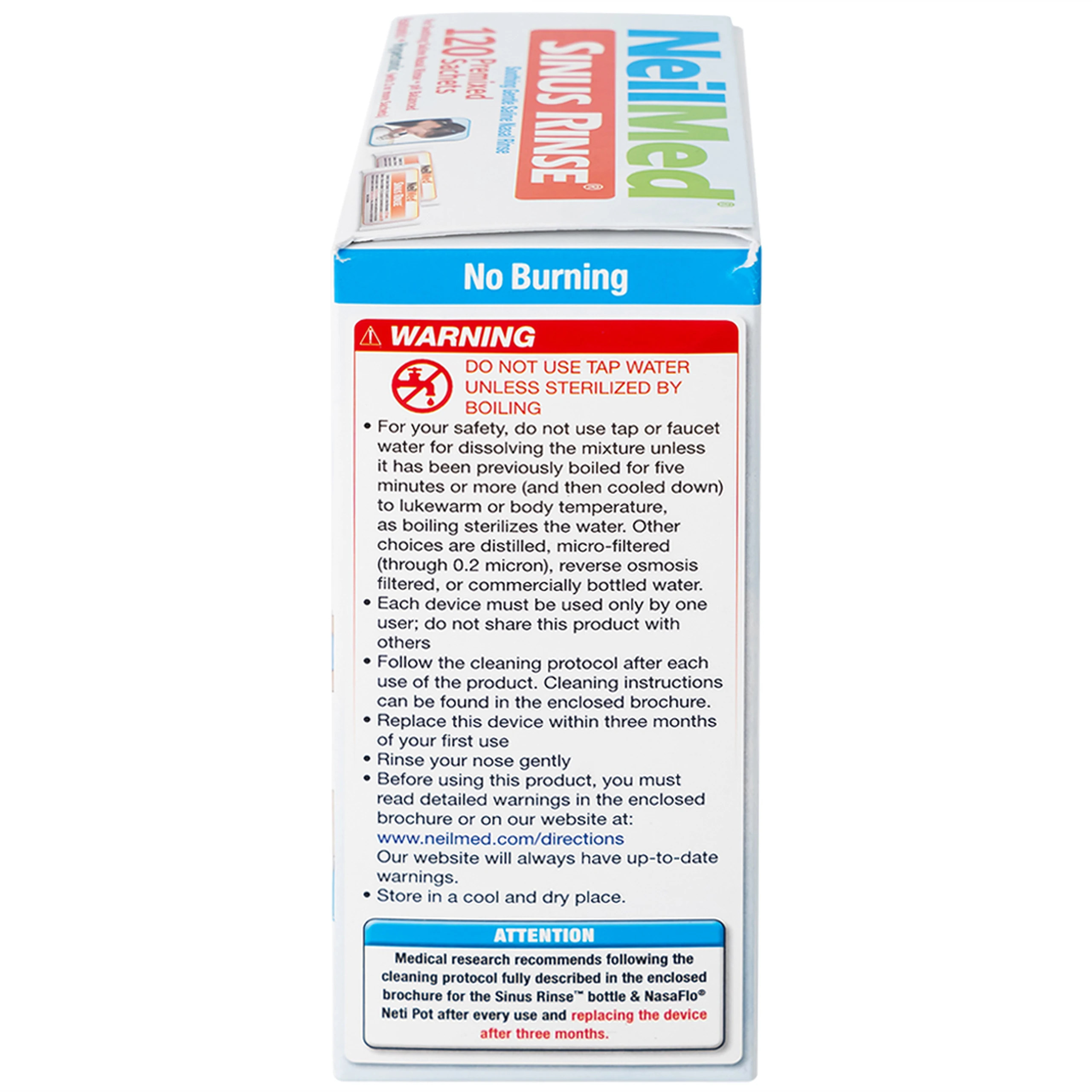 Bột pha rửa mũi trẻ em Neilmed Sinus Rinse Kids (120 gói) dùng cho trẻ từ 4 đến 10 tuổi