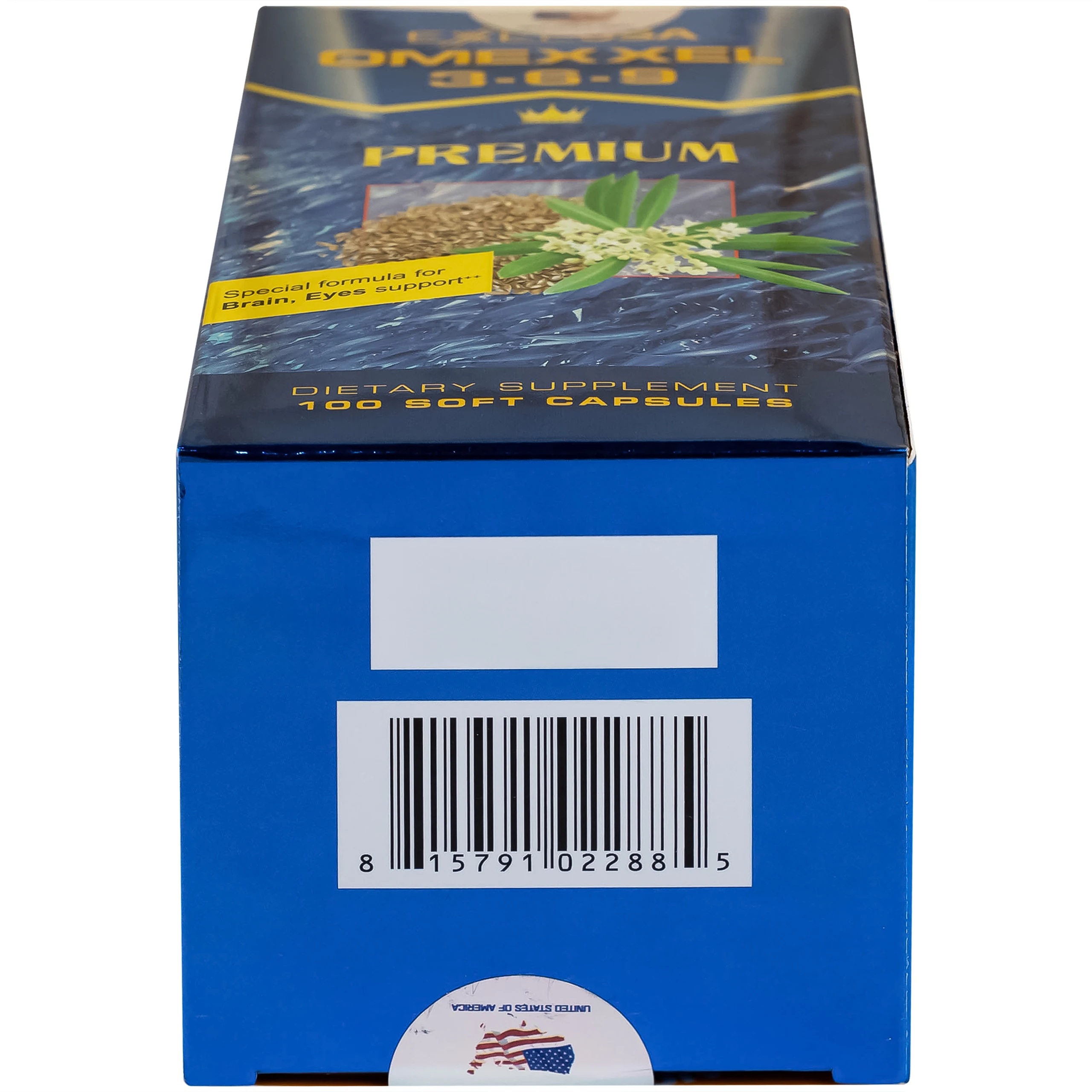 Viên uống hỗ trợ tốt cho não và mắt Omexxel 3-6-9 Premium (100 viên)