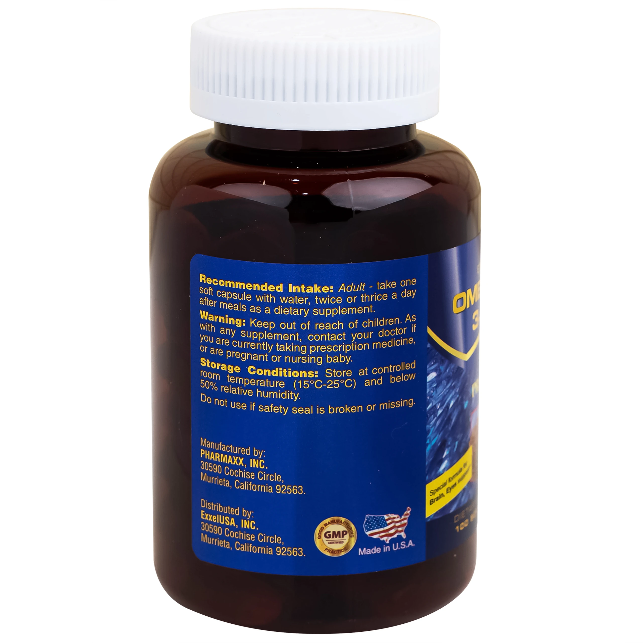 Viên uống hỗ trợ tốt cho não và mắt Omexxel 3-6-9 Premium (100 viên)