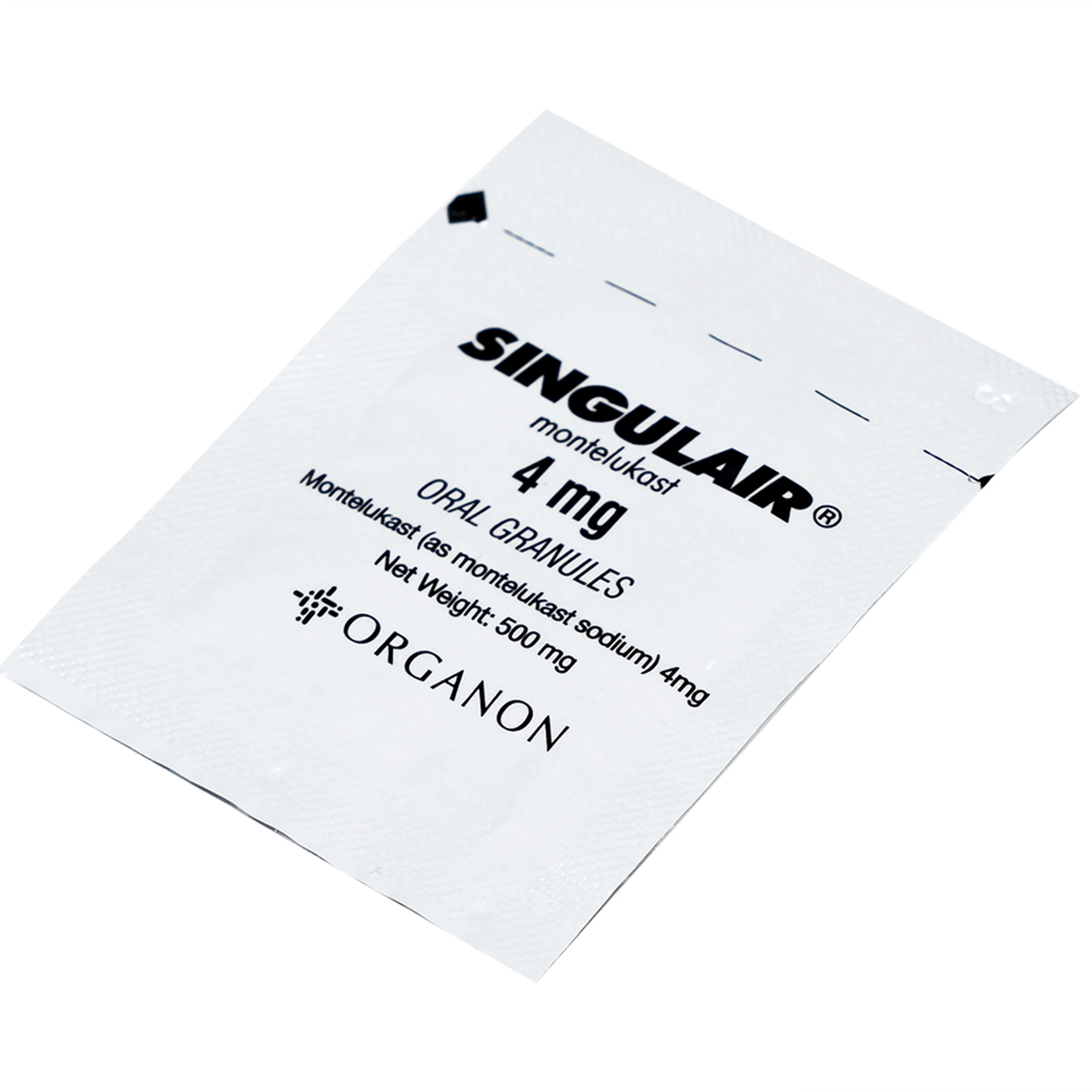 Thuốc Singulair 4mg Organon phòng và điều trị hen phế quản mạn tính (28 gói)