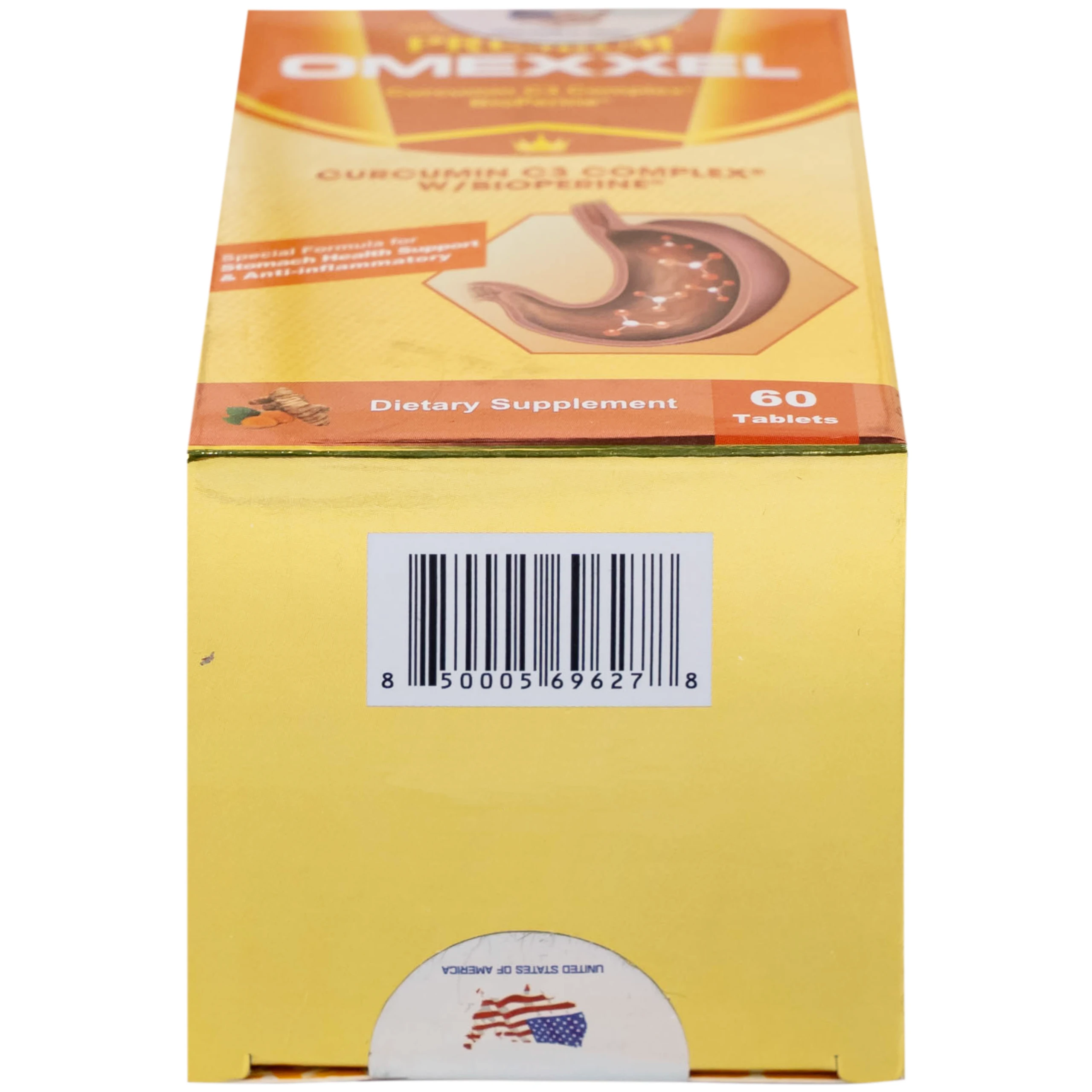 Viên uống hỗ trợ cải thiện tiêu hóa Premium Omexxel Curcumin C3 Complex W/Bioperine (60 viên)