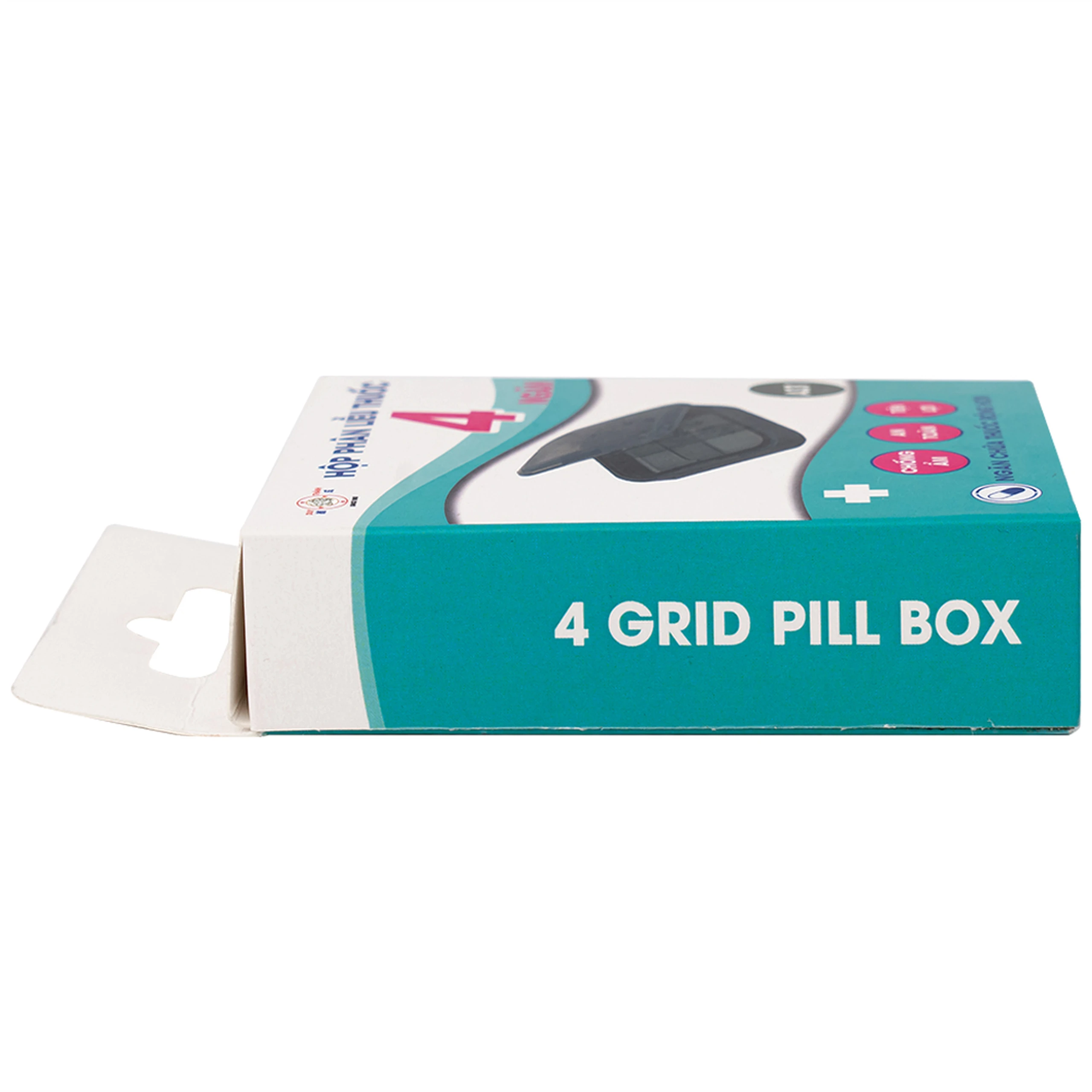 Hộp phân liều thuốc 4 ngăn A31 Duy Thành (màu xanh)