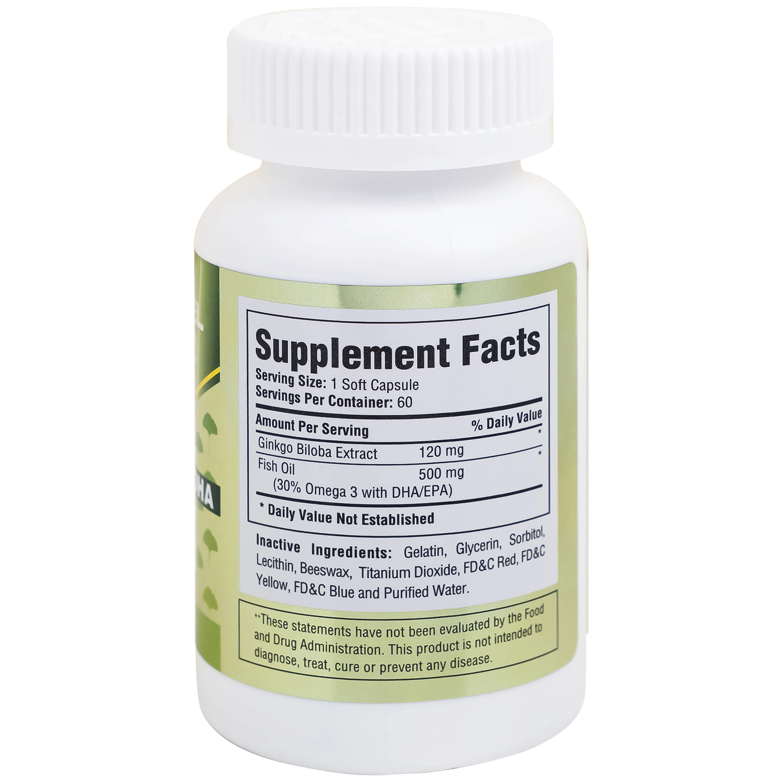 Viên uống hỗ trợ tăng tuần hoàn não, tốt cho tim mạch Omexxel Ginkgo 120 (60 viên)