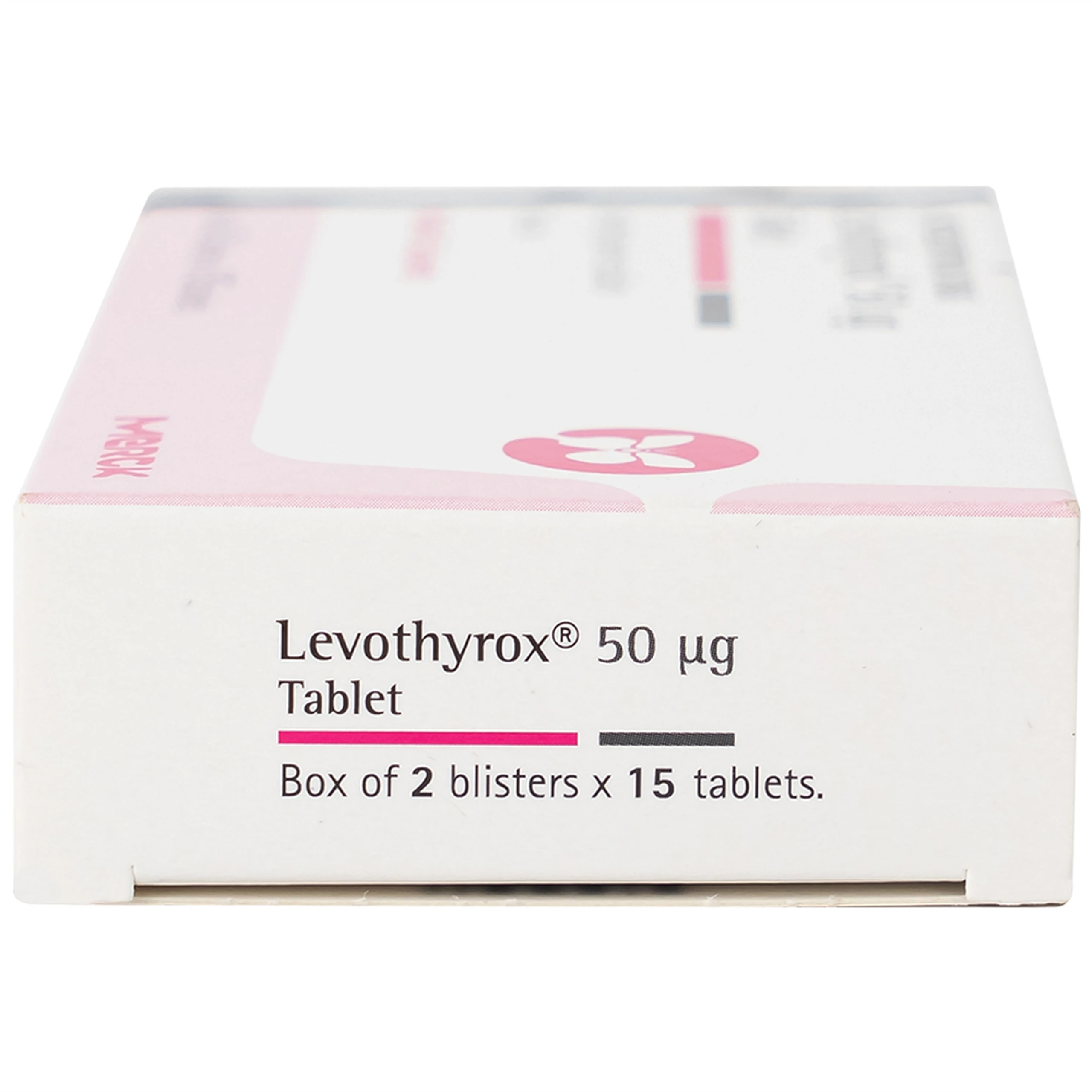 Thuốc Levothyrox 50µg Merck điều trị bướu giáp, suy giáp, ung thư giáp (2 vỉ x 15 viên)