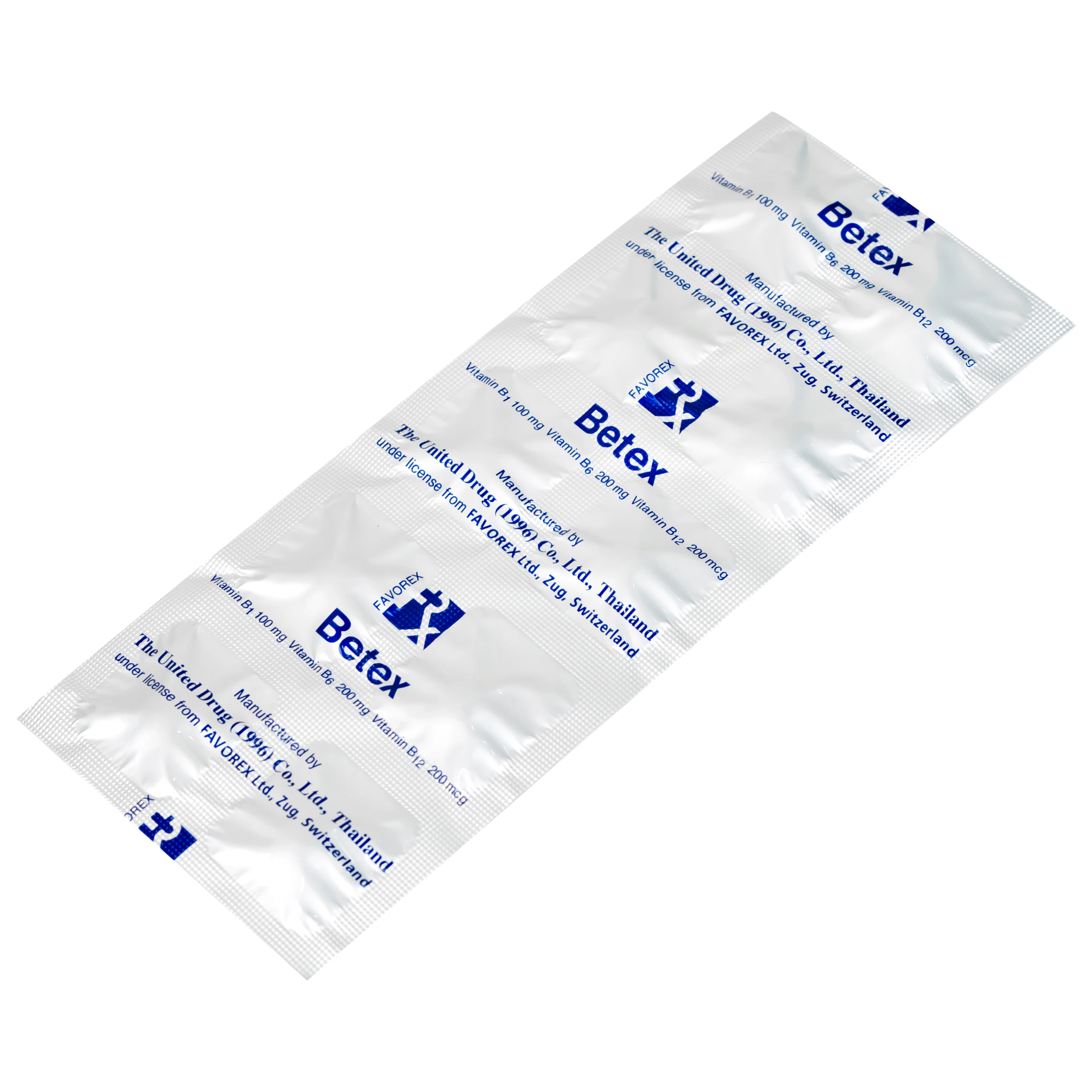 Thuốc Betex Favorex bổ sung vitamin B1, B6, B12 (5 vỉ x 10 viên)