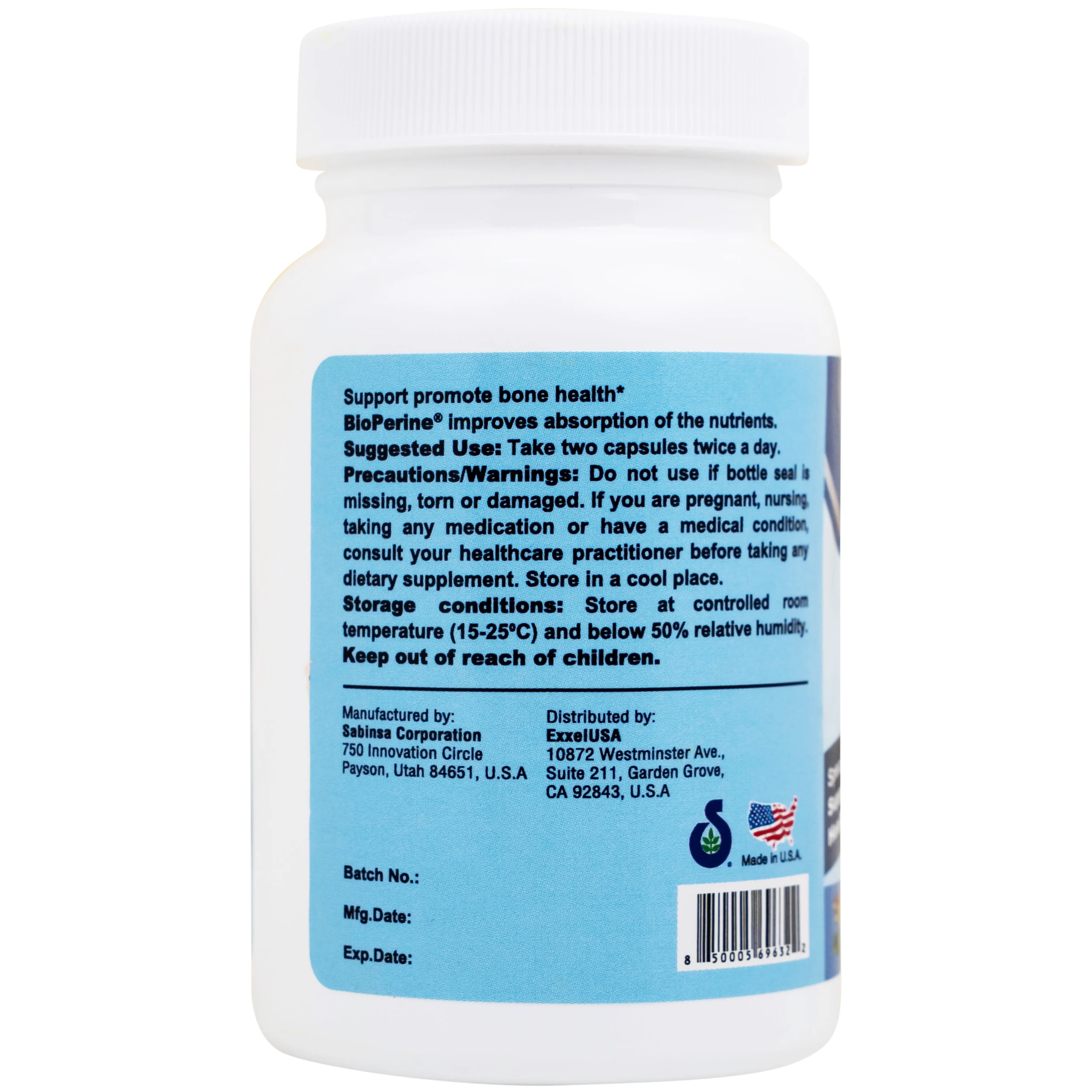 Viên uống hỗ trợ xương khỏe mạnh Premium Omexxel Bone Health (60 viên)