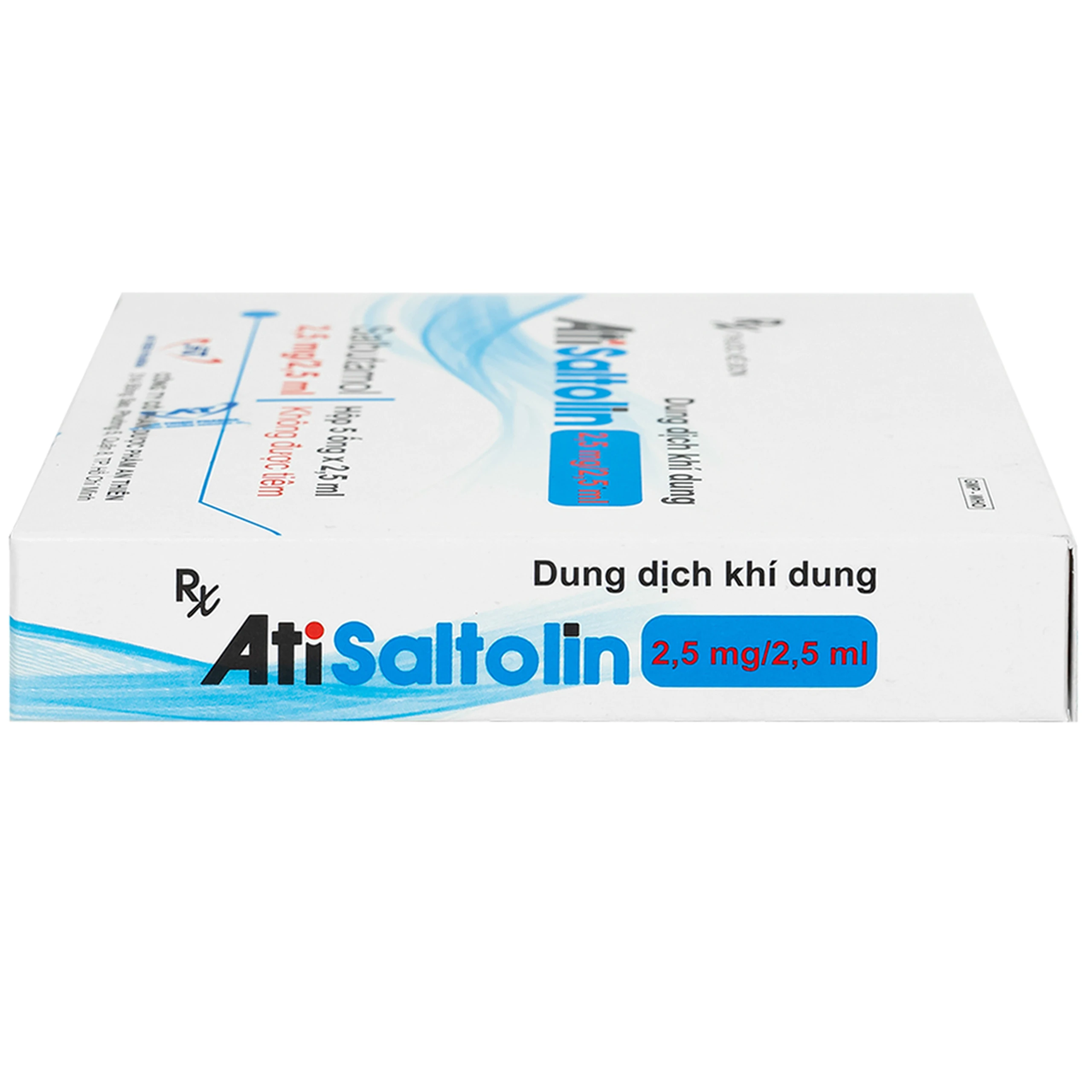 Dung dịch khí dung AtiSaltolin 2,5mg/2,5ml An Thiên điều trị chứng co thắt phế quản (5 ống)