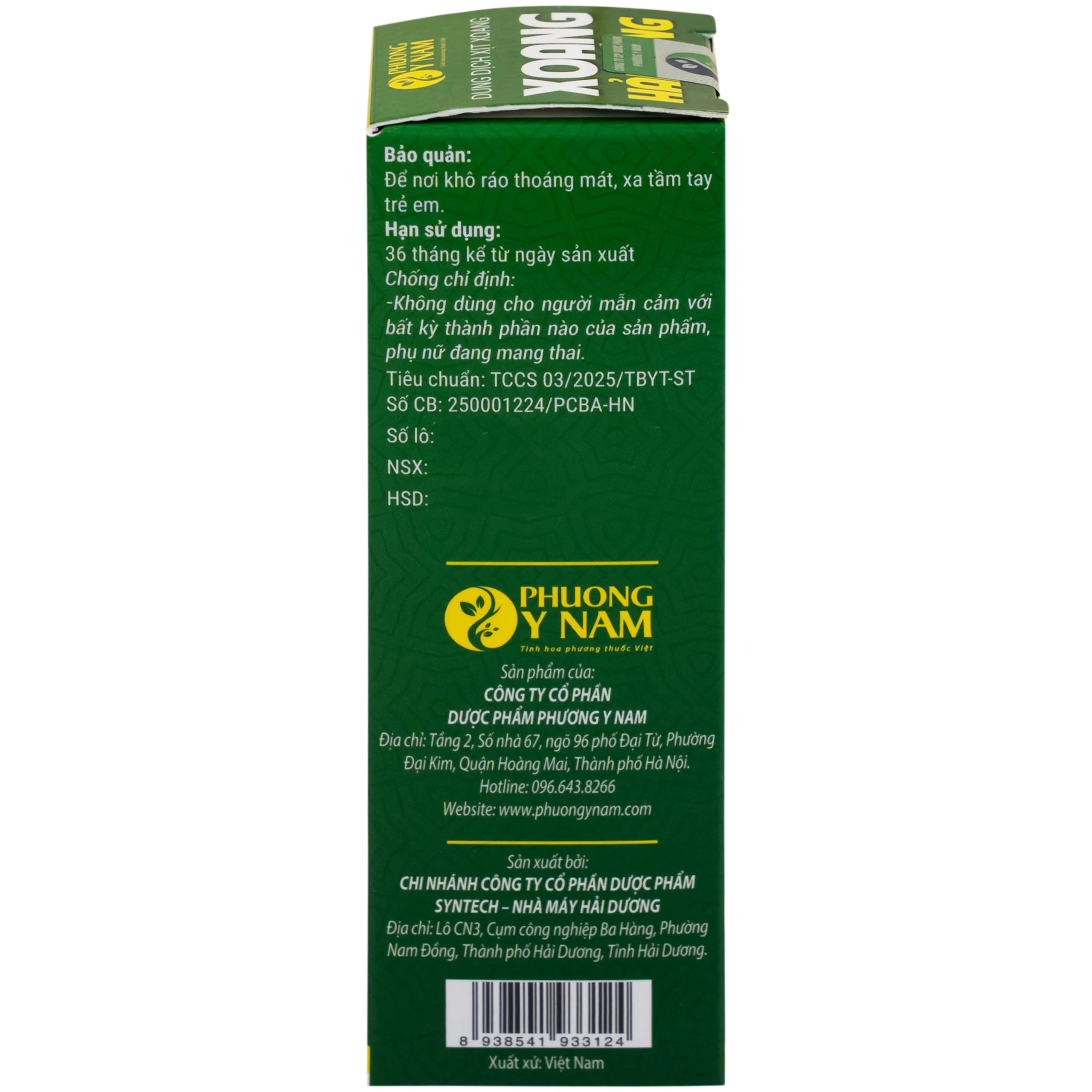 Xịt mũi xoang Hải Đằng 15ml giúp ngăn ngừa và giảm viêm xoang, viêm mũi dị ứng