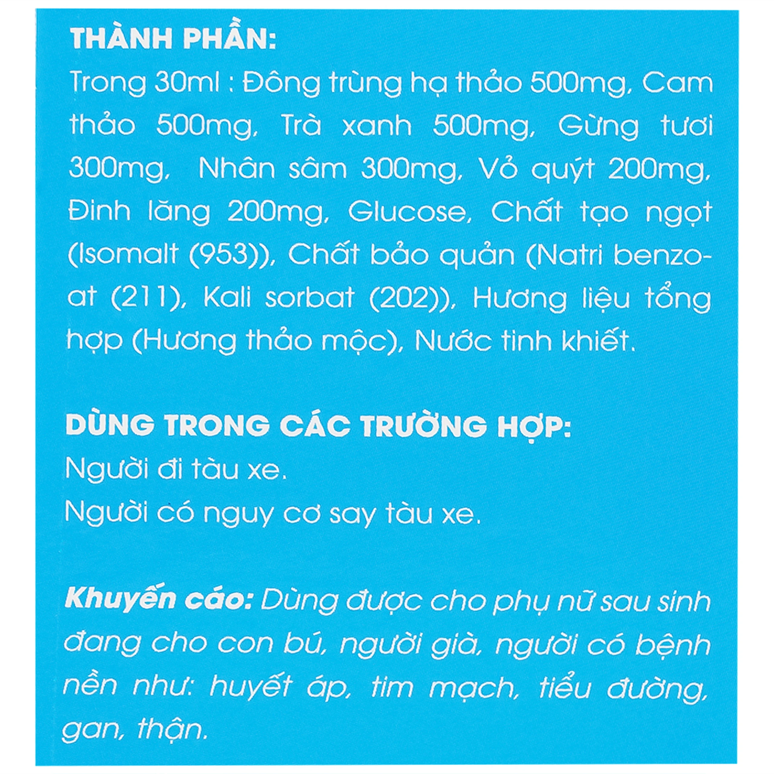 Nước uống Saytauxe (10 chai x 30ml)