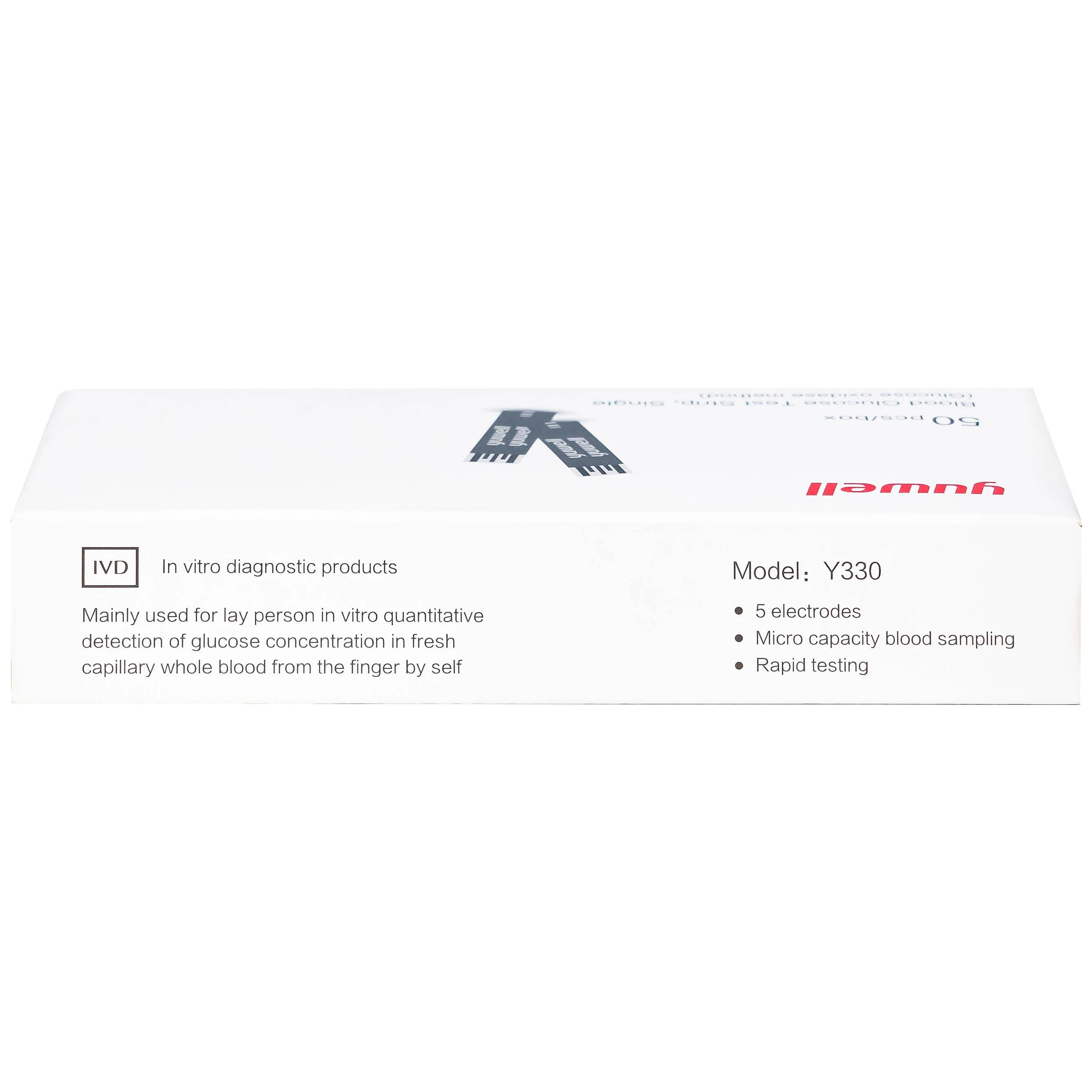 Que thử đường huyết Yuwell Y330 (hộp 50 que)