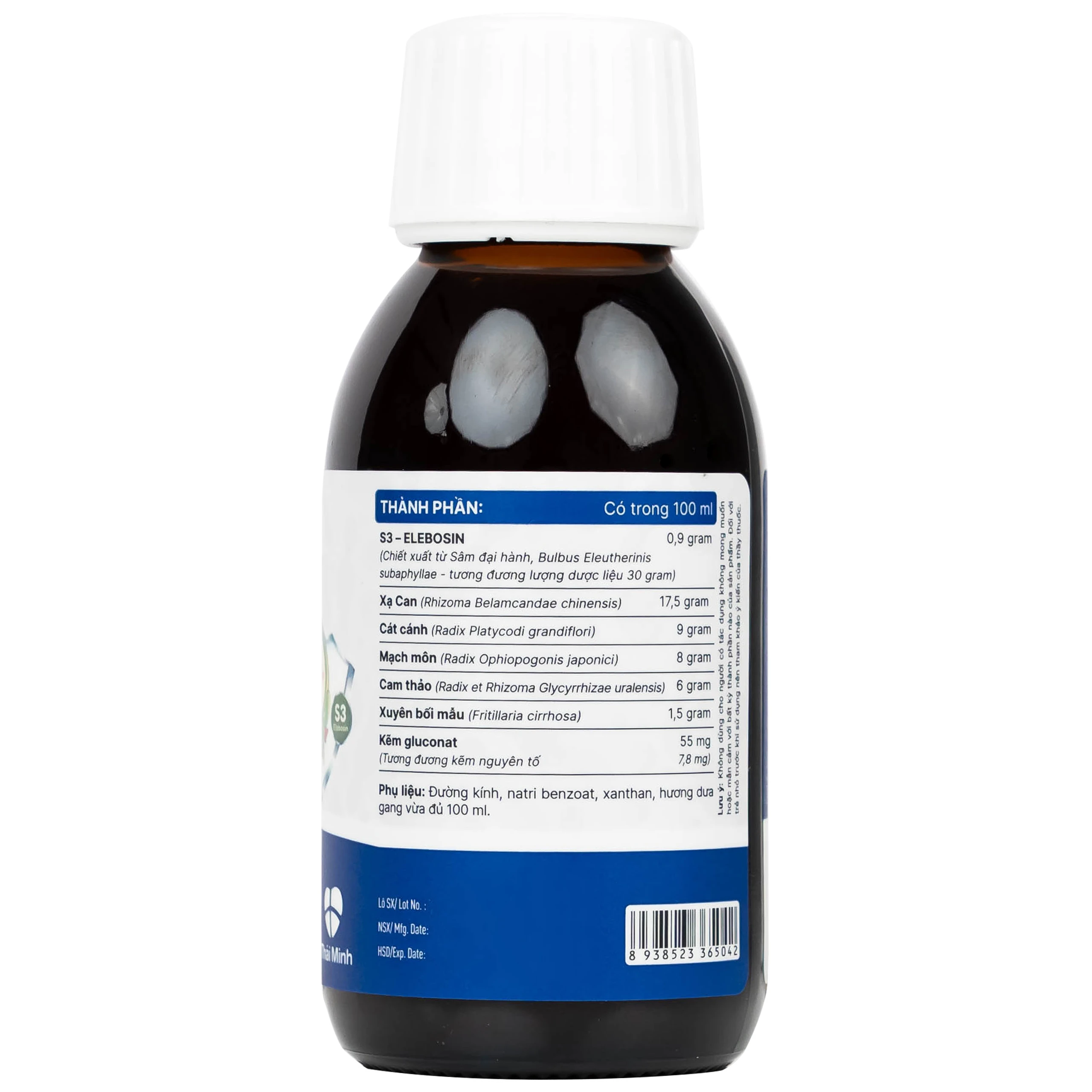 Siro giảm ho long đờm Heviho Thái Minh (100ml)