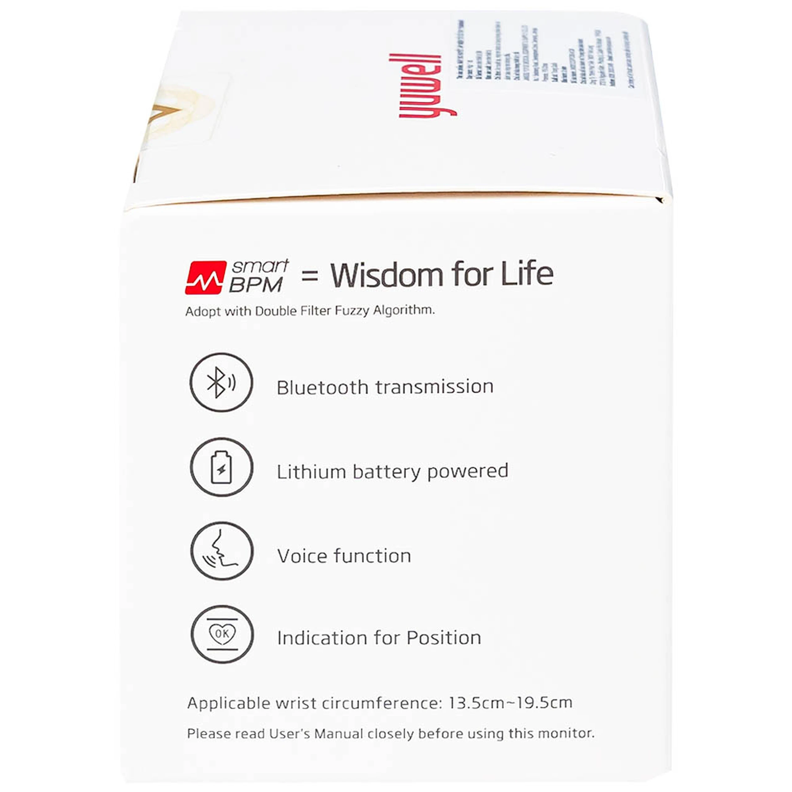 Máy đo huyết áp cổ tay Yuwell YE8800AR hỗ trợ đo huyết áp, cảnh báo đột quỵ