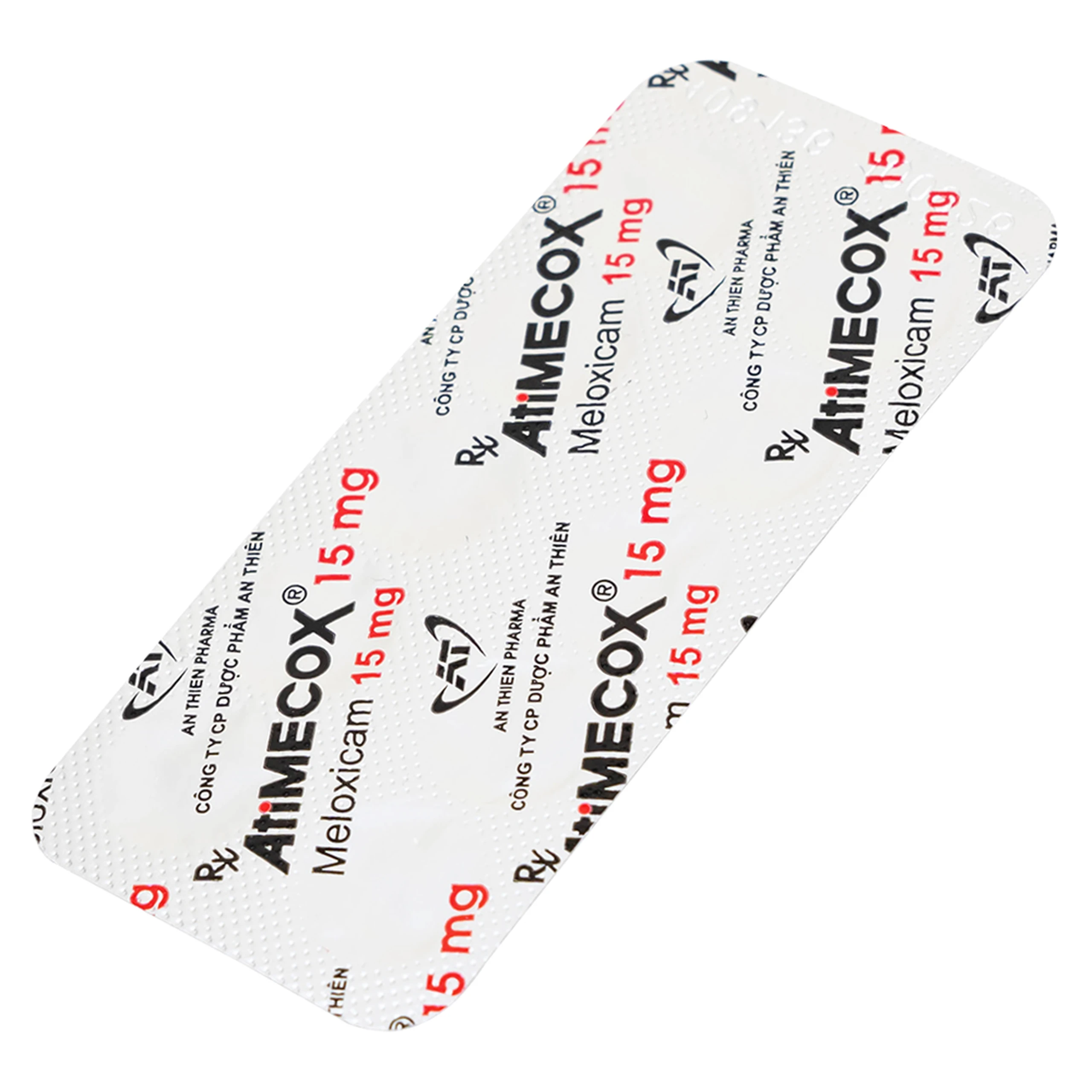 Thuốc Atimecox 15mg An Thiên giảm các dấu hiệu và triệu chứng của viêm xương khớp (3 vỉ x 10 viên)