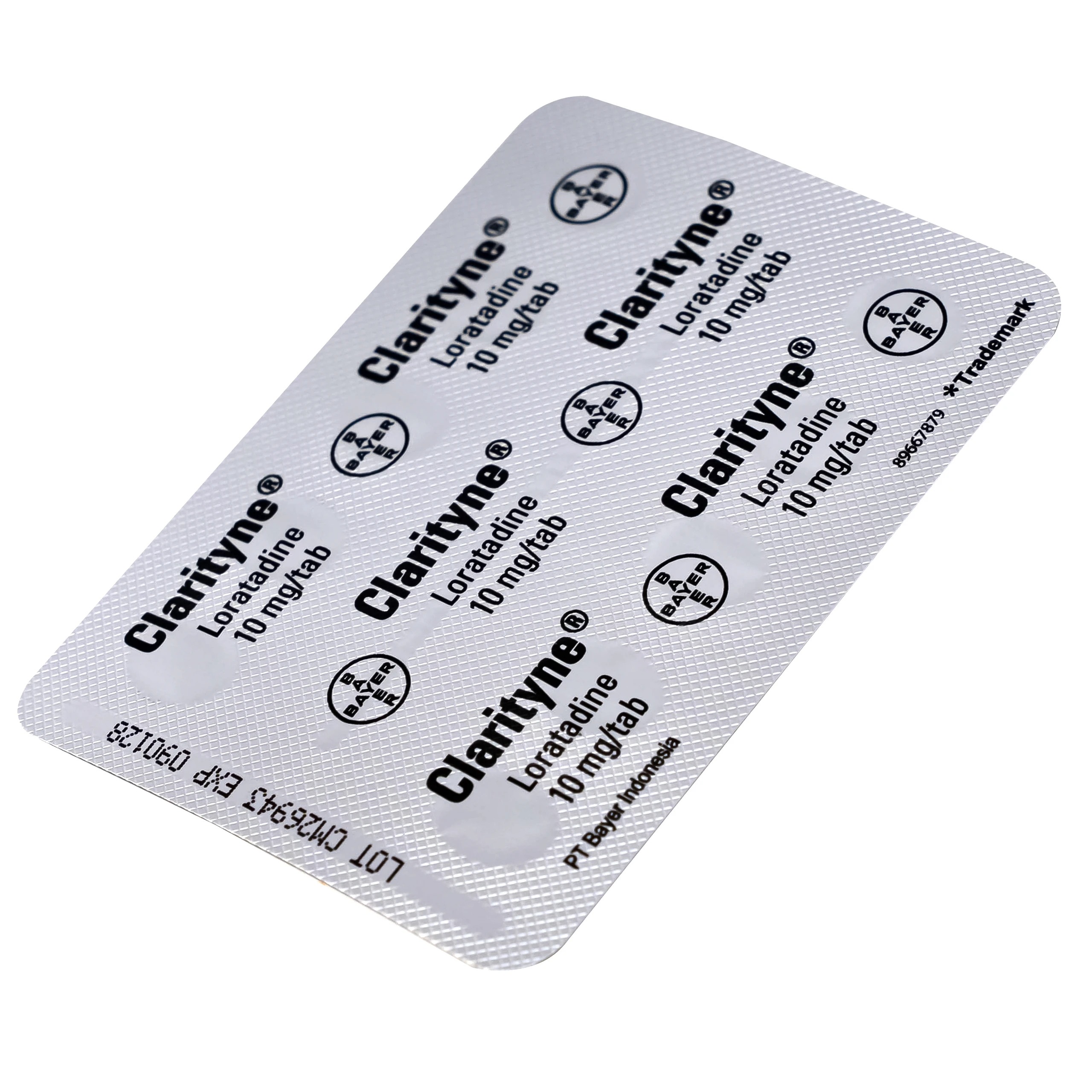 Thuốc Clarityne 10mg Bayer giảm các triệu chứng do viêm mũi dị ứng và mày đay mạn tính vô căn (1 vỉ x 10 viên)