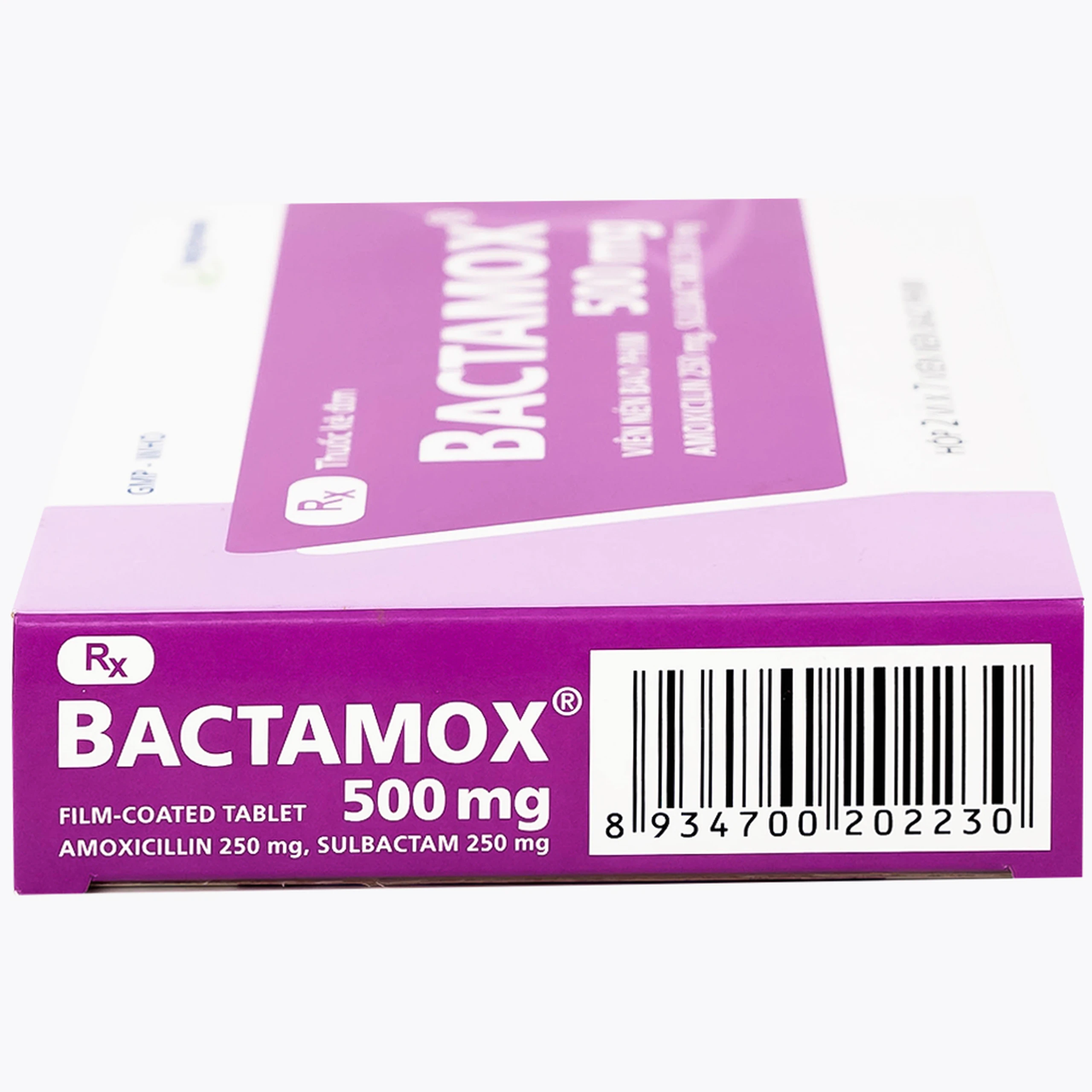 Thuốc Bactamox 500mg Imexpharm điều trị nhiễm khuẩn đường hô hấp dưới, viêm tai giữa (2 vỉ x 7 viên) 6