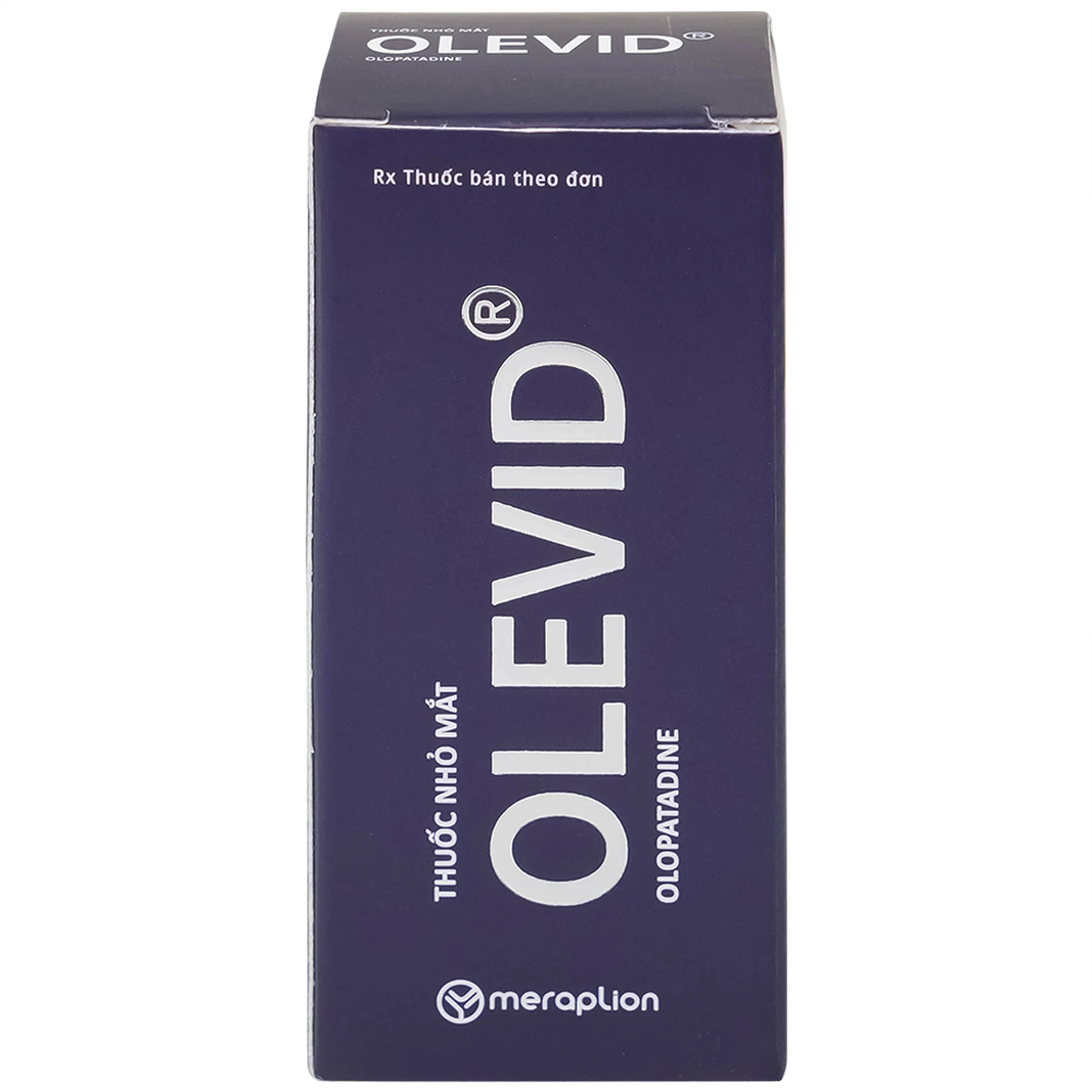 Thuốc nhỏ mắt Olevid Olopatadine 5ml Merap điều trị triệu chứng ngứa mắt của bệnh viêm kết mạc dị ứng