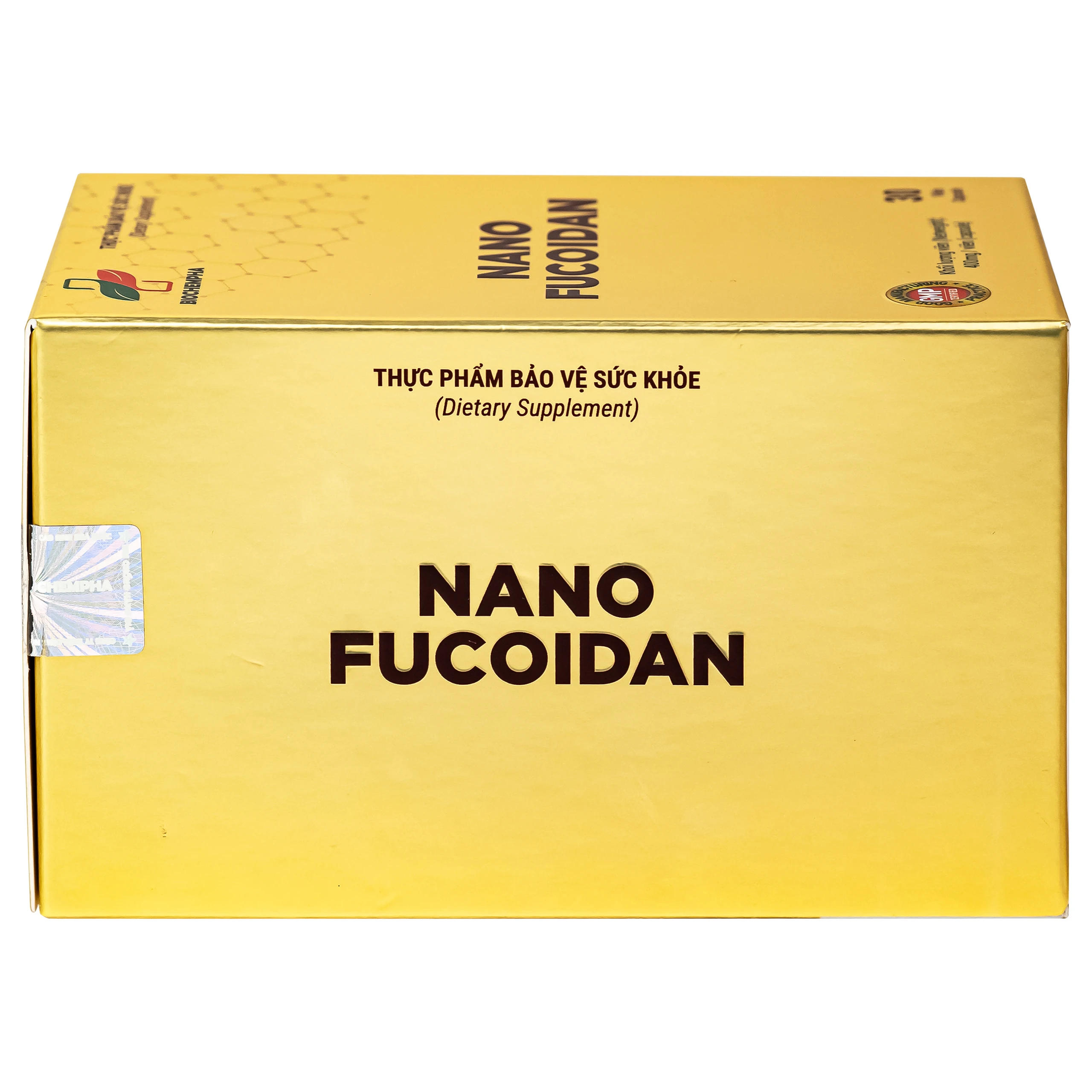 Viên uống hỗ trợ chống oxy hóa, hạn chế gốc tự do, tăng cường sức khỏe Nano Fucoidan Biochempha 30v