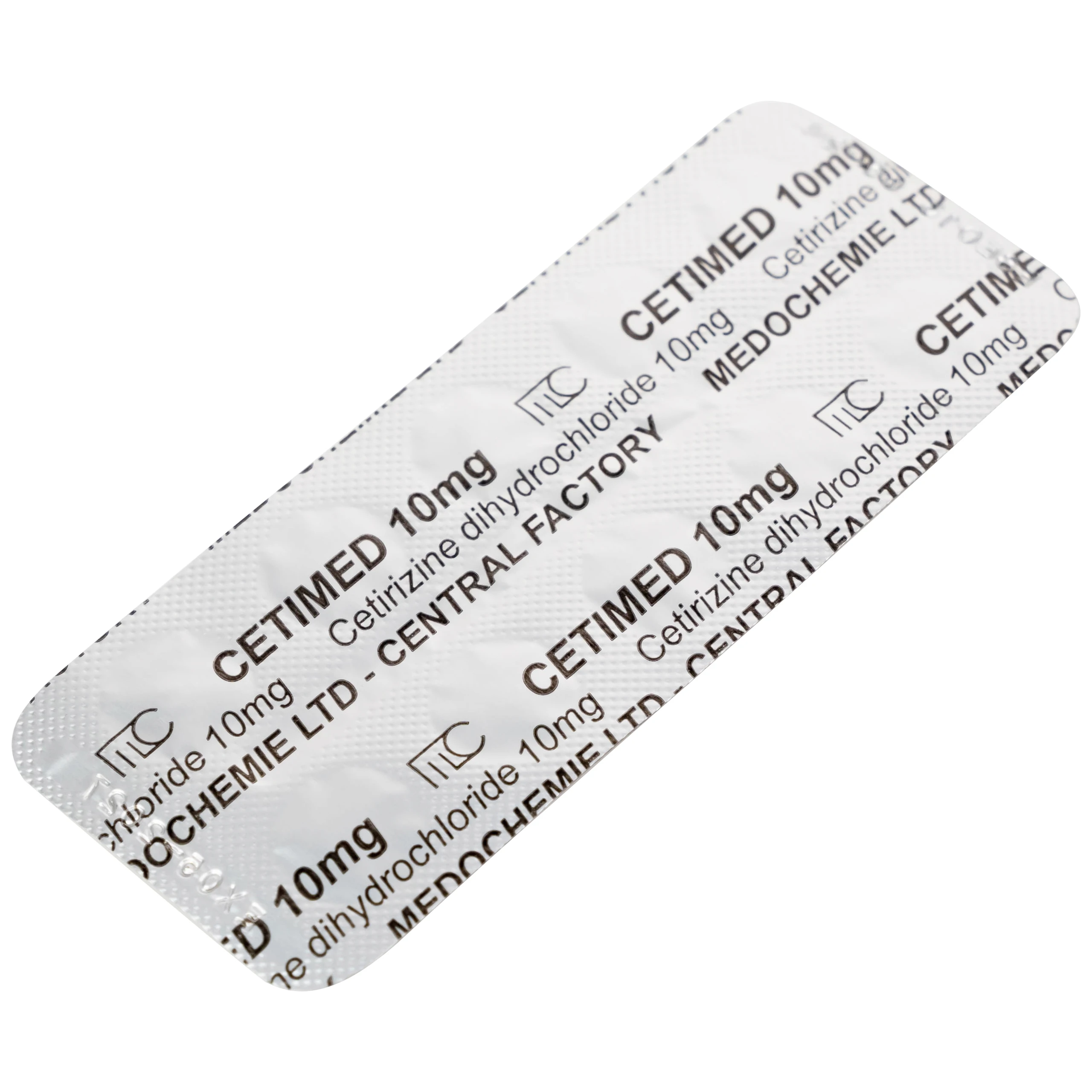 Thuốc Cetimed 10mg Medochemie điều trị triệu chứng viêm mũi dị ứng (1 vỉ x 10 viên)