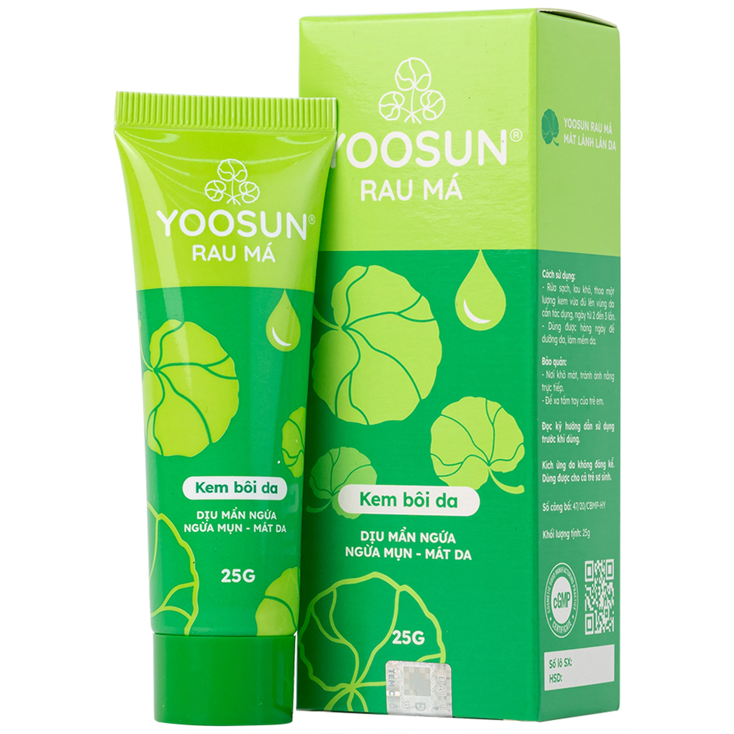 Kem bôi Yoosun Rau Má giúp dịu da, mẫn ngứa, ngừa mụn (25g)