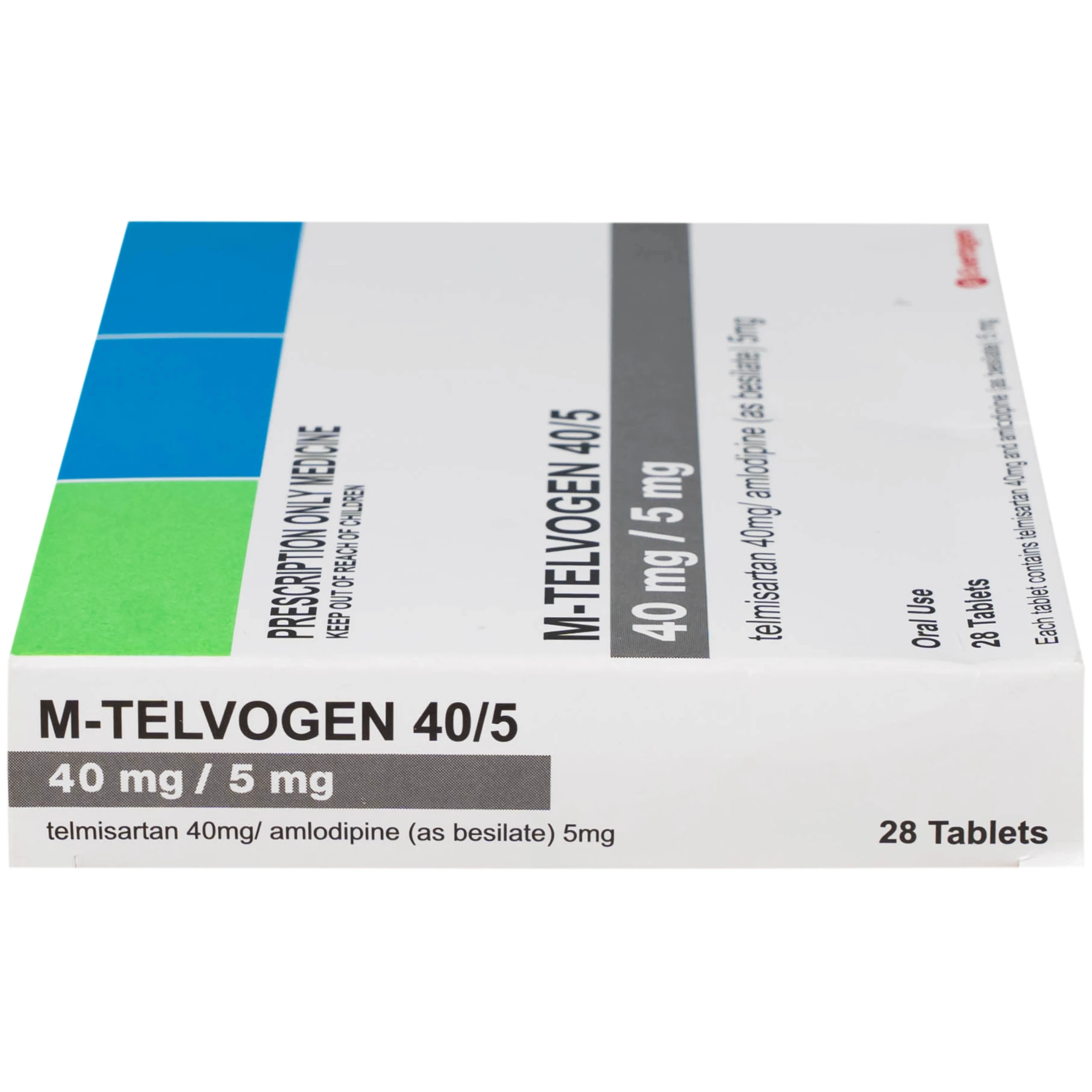 Thuốc M-Telvogen 40/5mg Evertogen điều trị tăng huyết áp (2 vỉ x 14 viên)