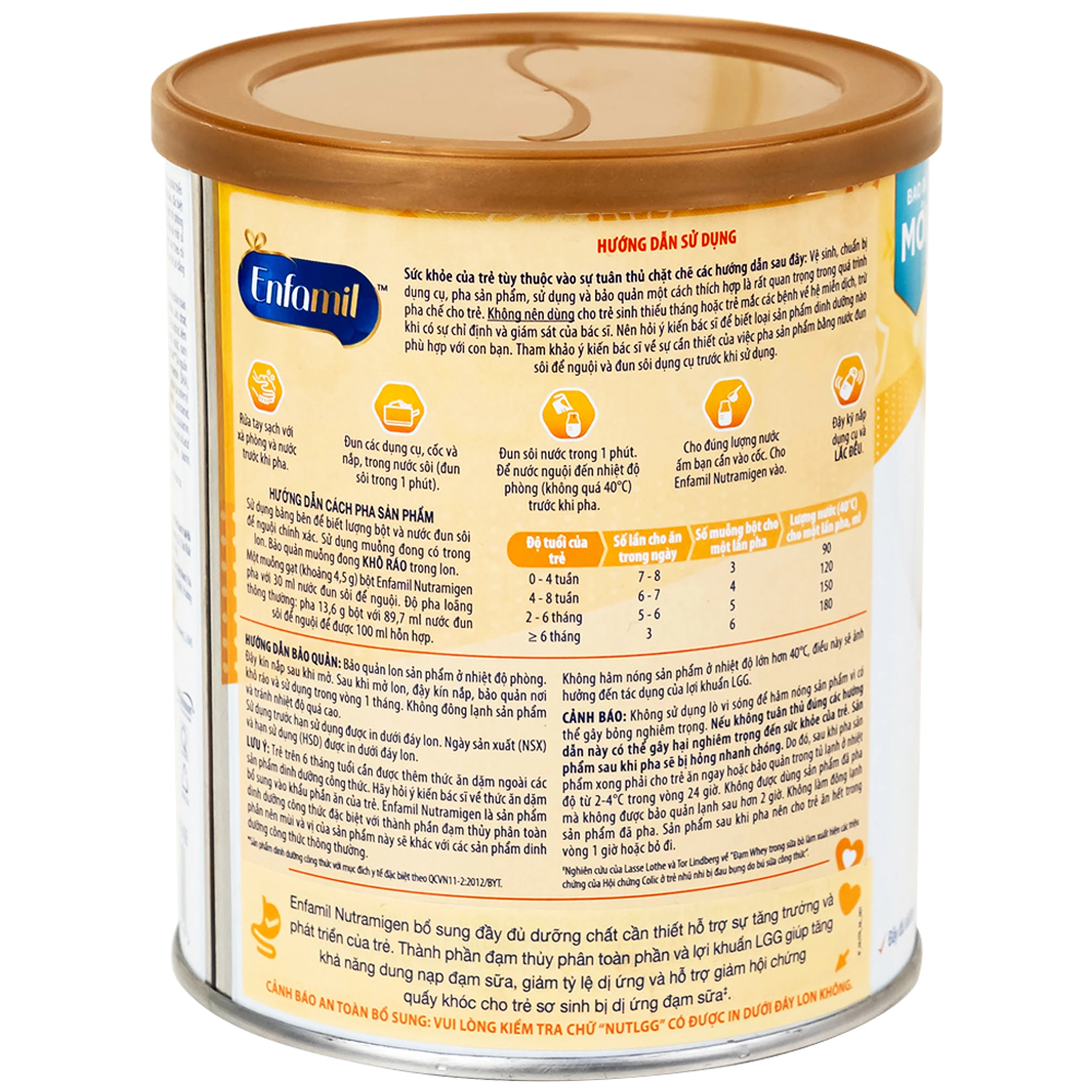 Sữa Nutramigen A+ LGG Mead Johnson bổ sung dinh dưỡng cho trẻ dị ứng với đạm sữa (400g) 5
