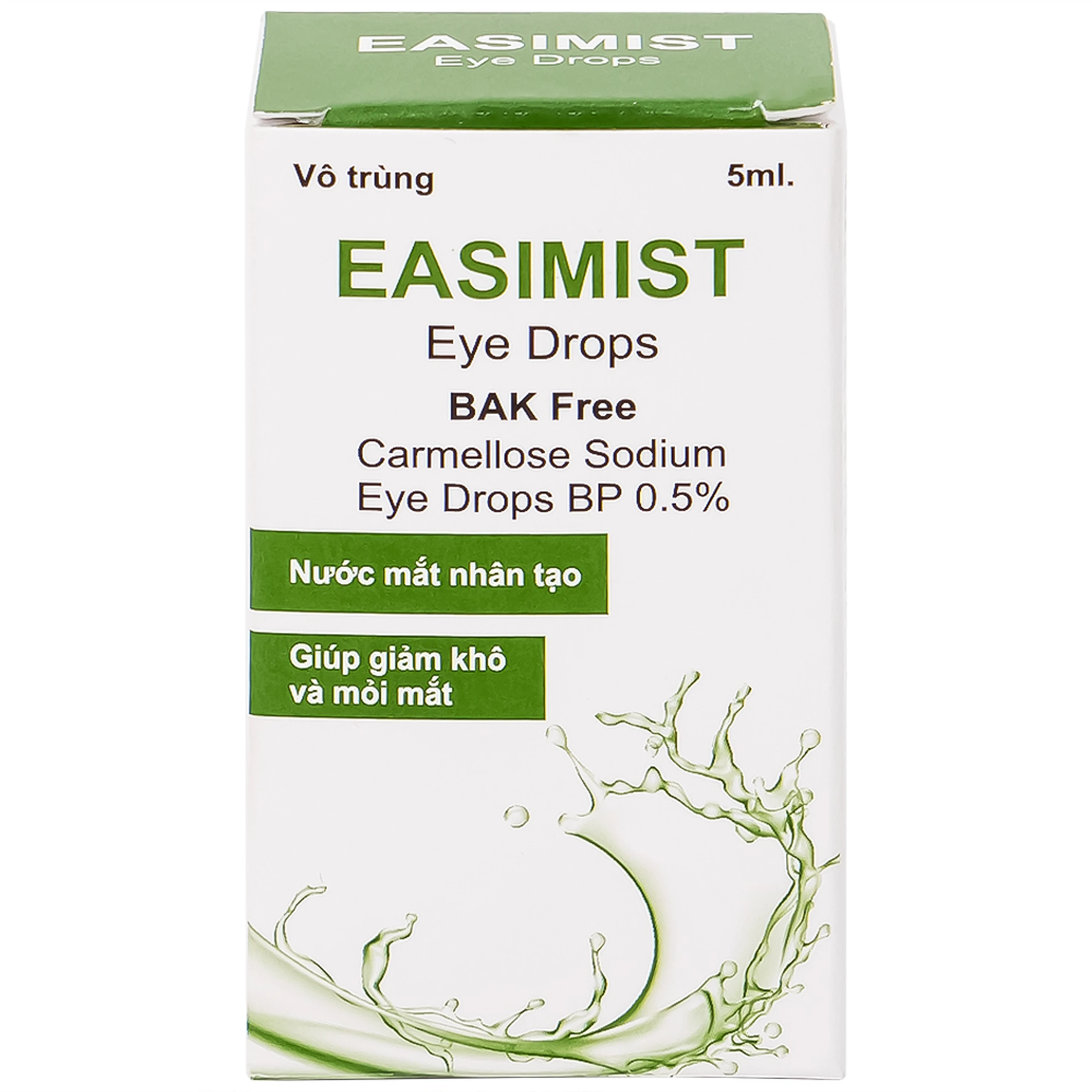 Nước mắt nhân tạo Easimist Eye Drops 5ml giảm khô mỏi mắt