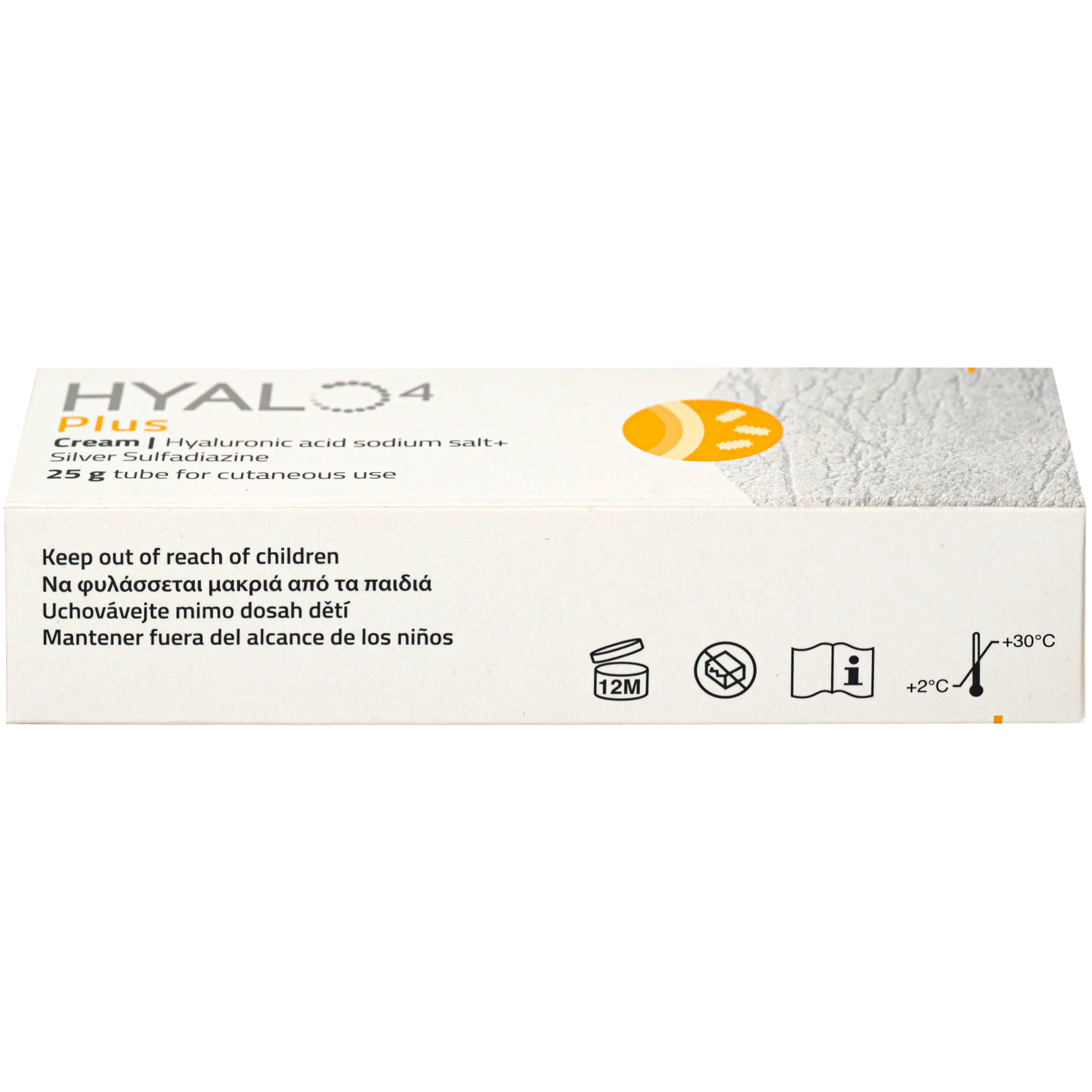 Kem bôi vết thương Hyalo4 Plus cream 25g hỗ trợ điều trị các vết thương hở cấp và mãn tính