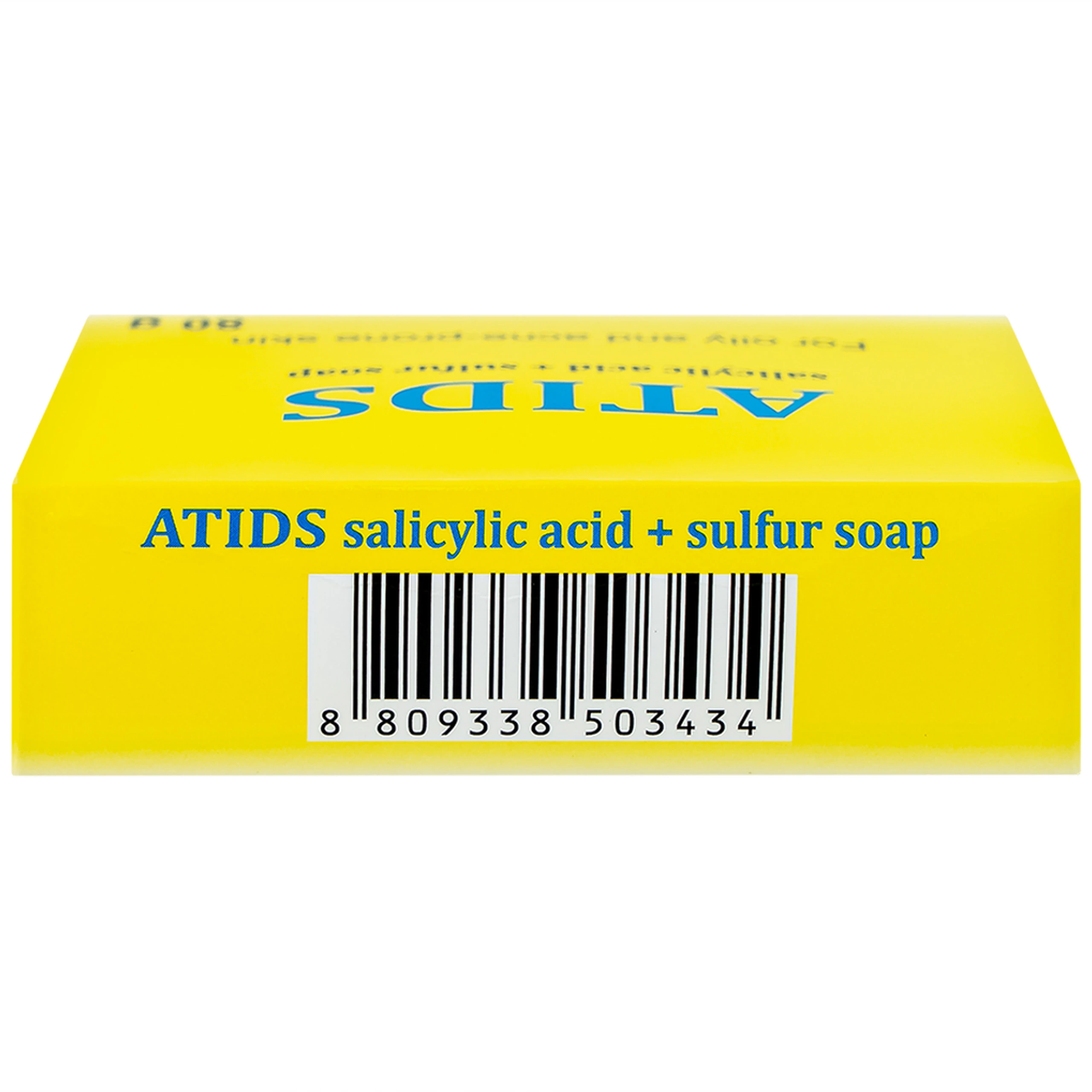 Xà phòng giảm mụn lưng Atids Salicylic Acid 2% + sulfur 80g