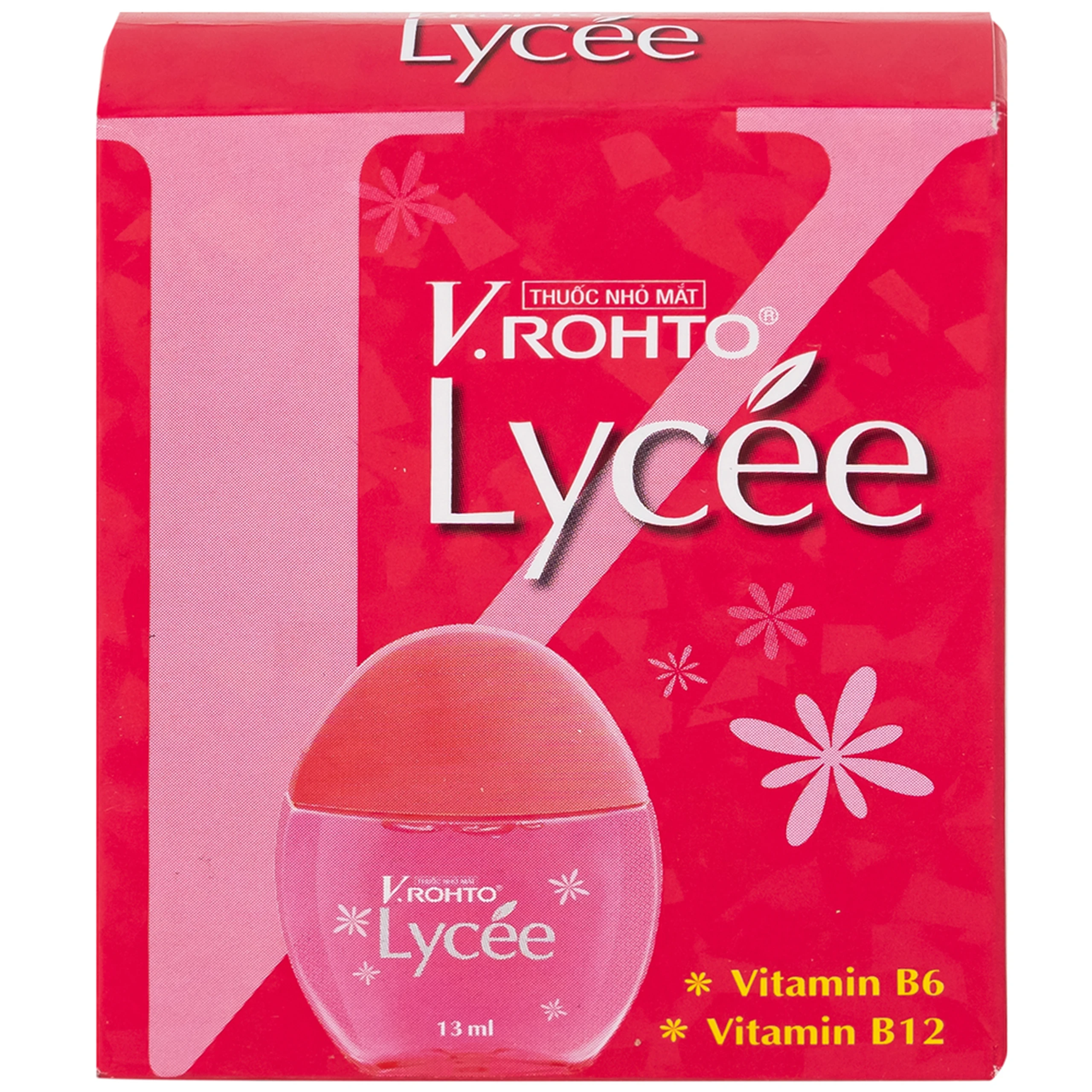 Thuốc nhỏ mắt V.Rohto Lycée 13ml điều trị đỏ mắt, ngứa mắt, mỏi mắt