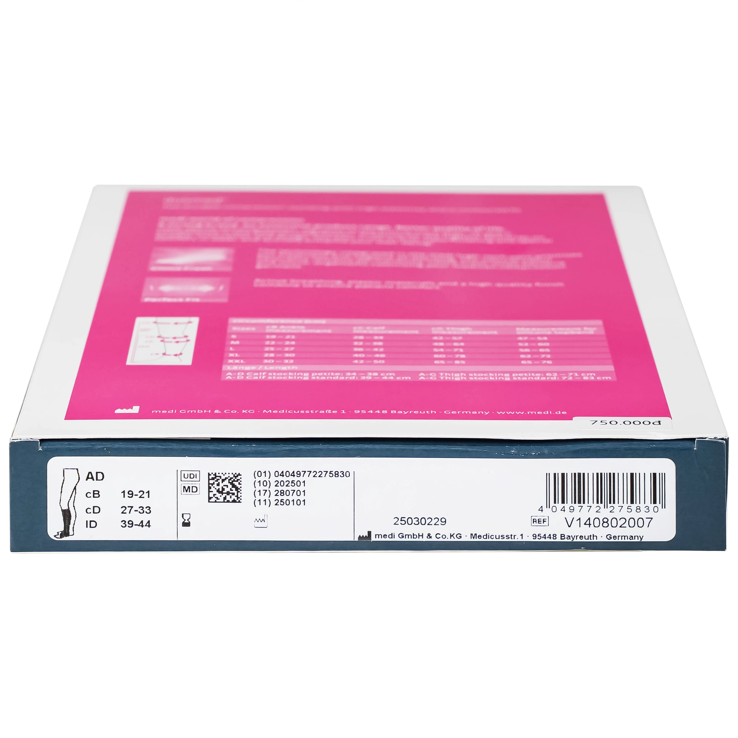 Vớ gối giãn tĩnh mạch Duomed size S